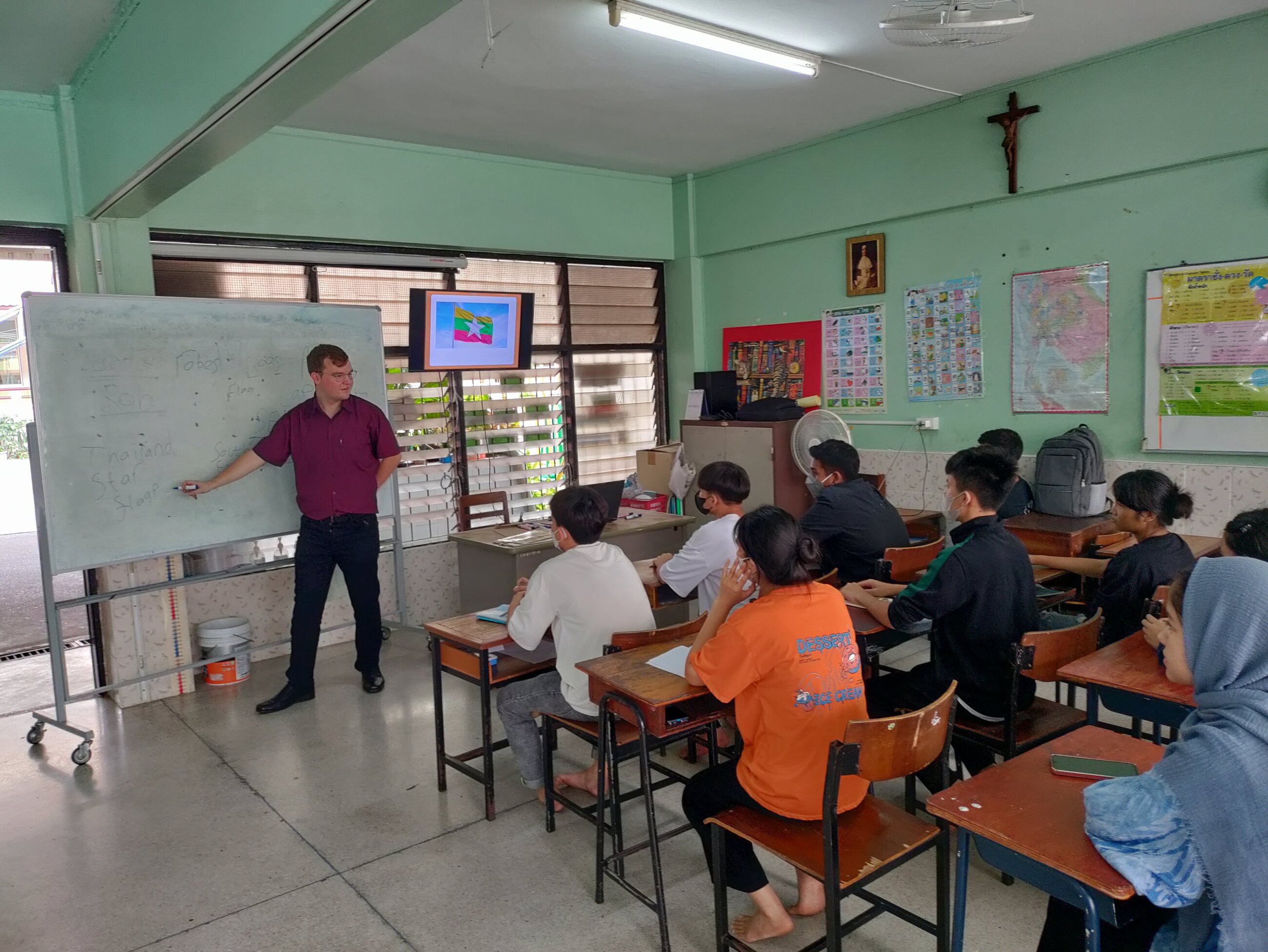 Teaching my first class!