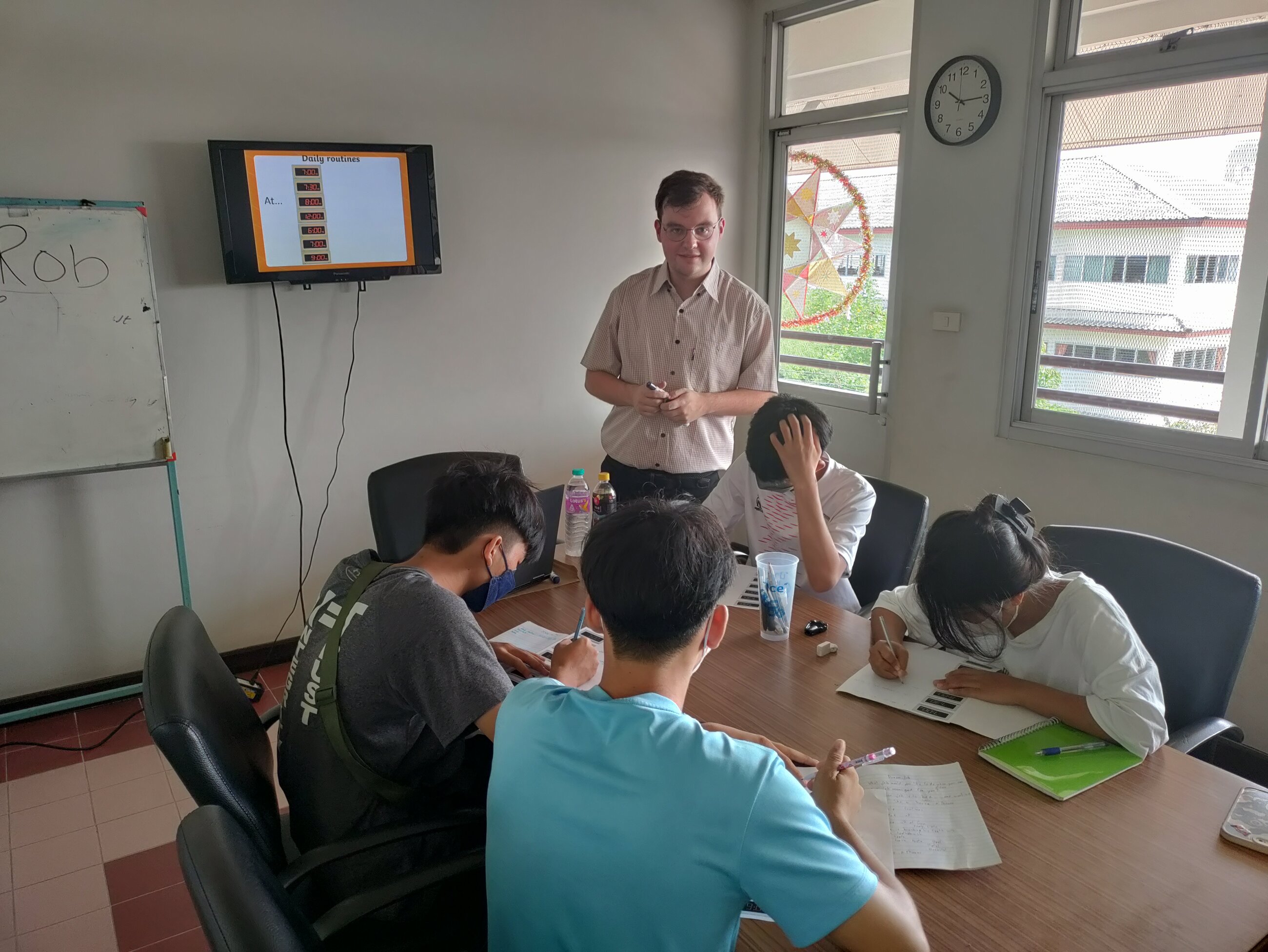 Another day...another teaching practice session.
