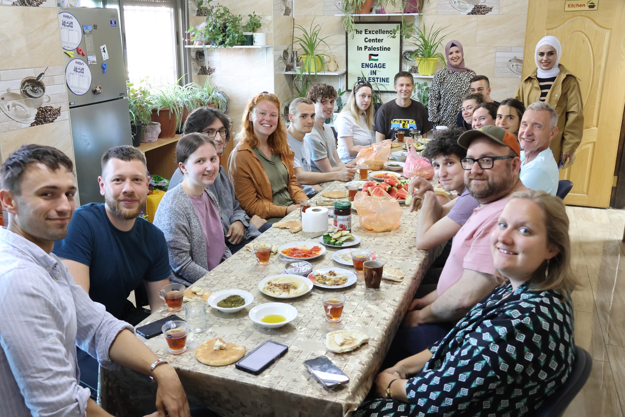 Breakfast at the center
