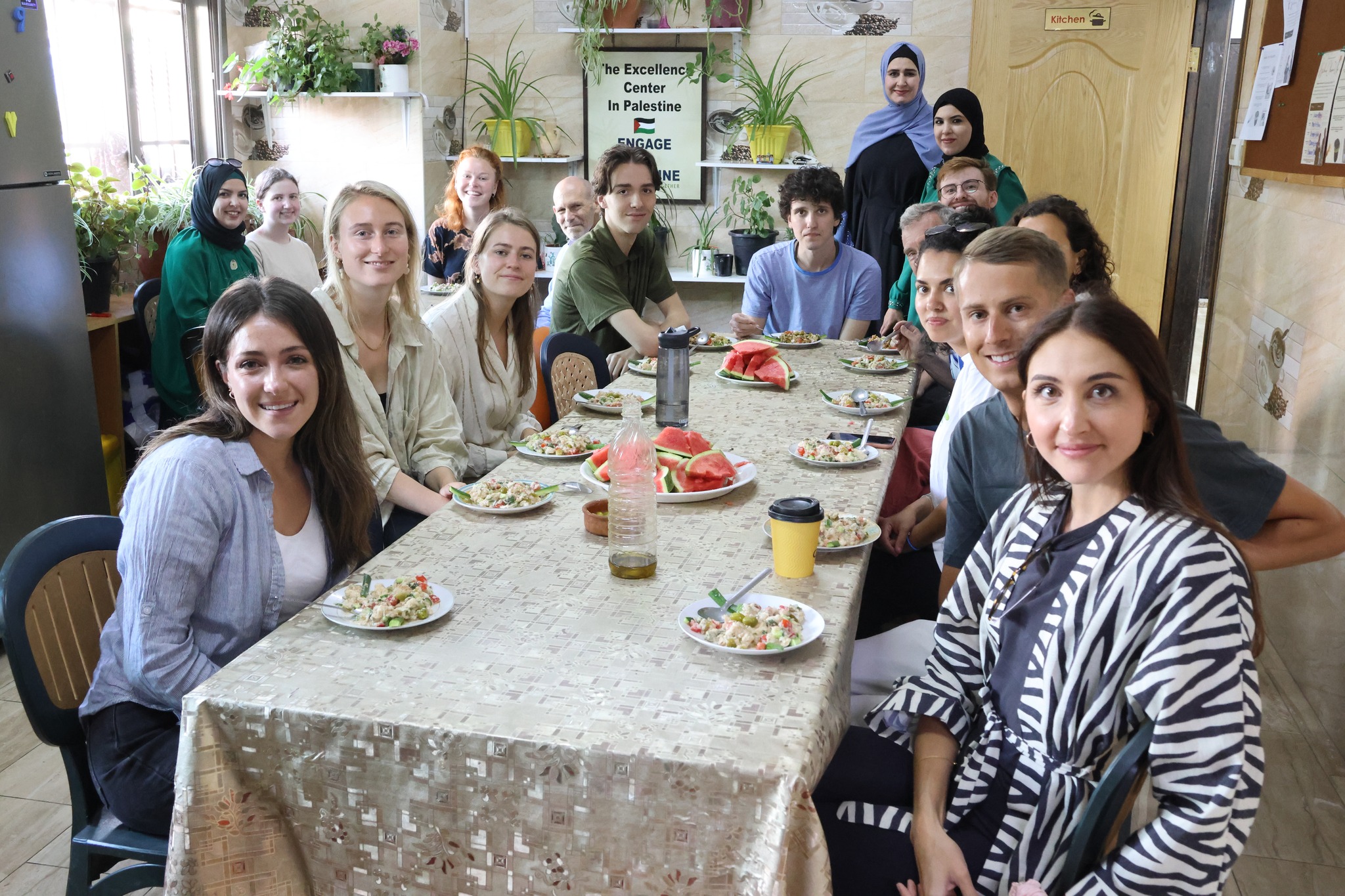 Breakfast at the center