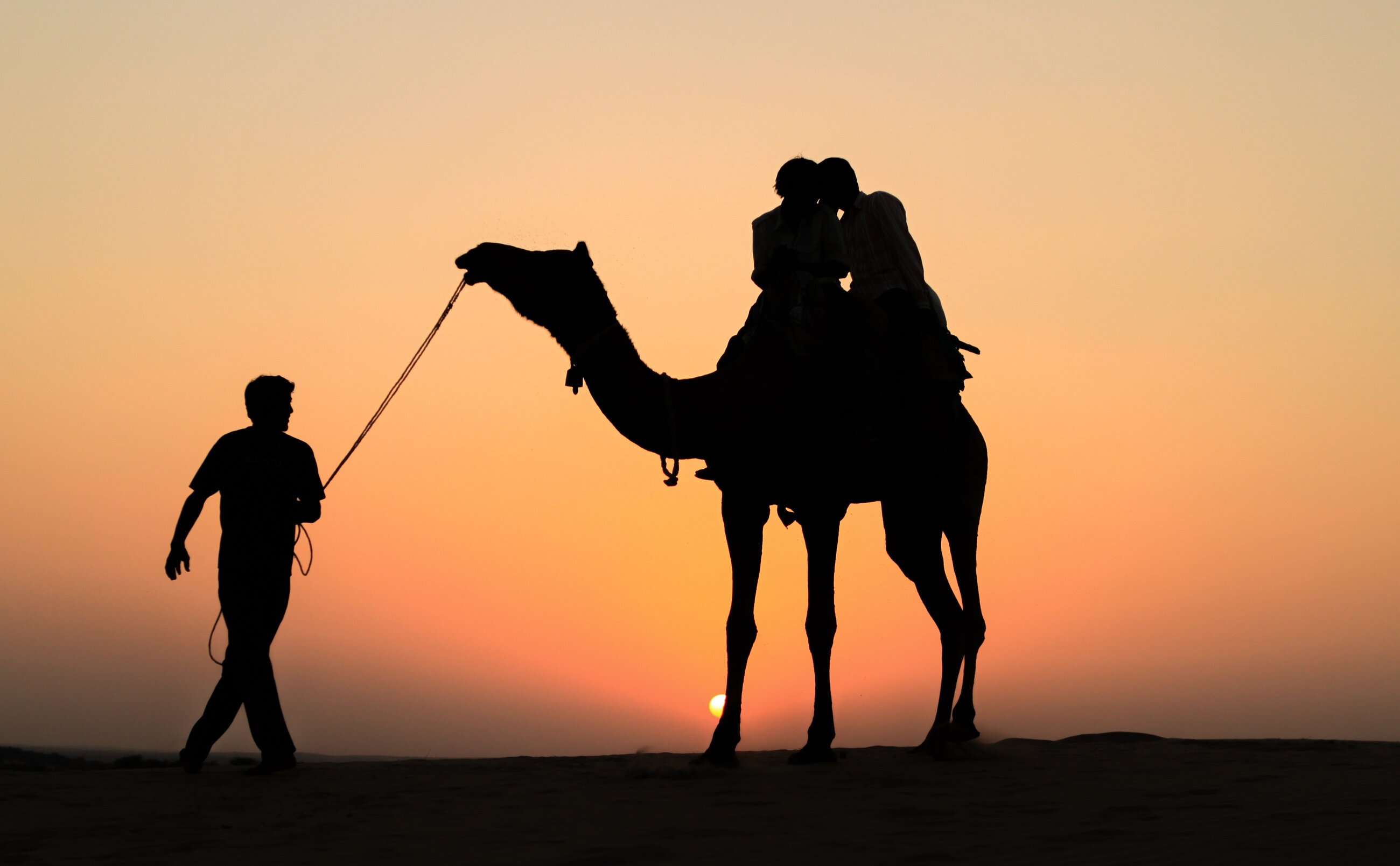 Camel Safari  - Visiting Jaisalmer During the Volunteer Work In Jaipur