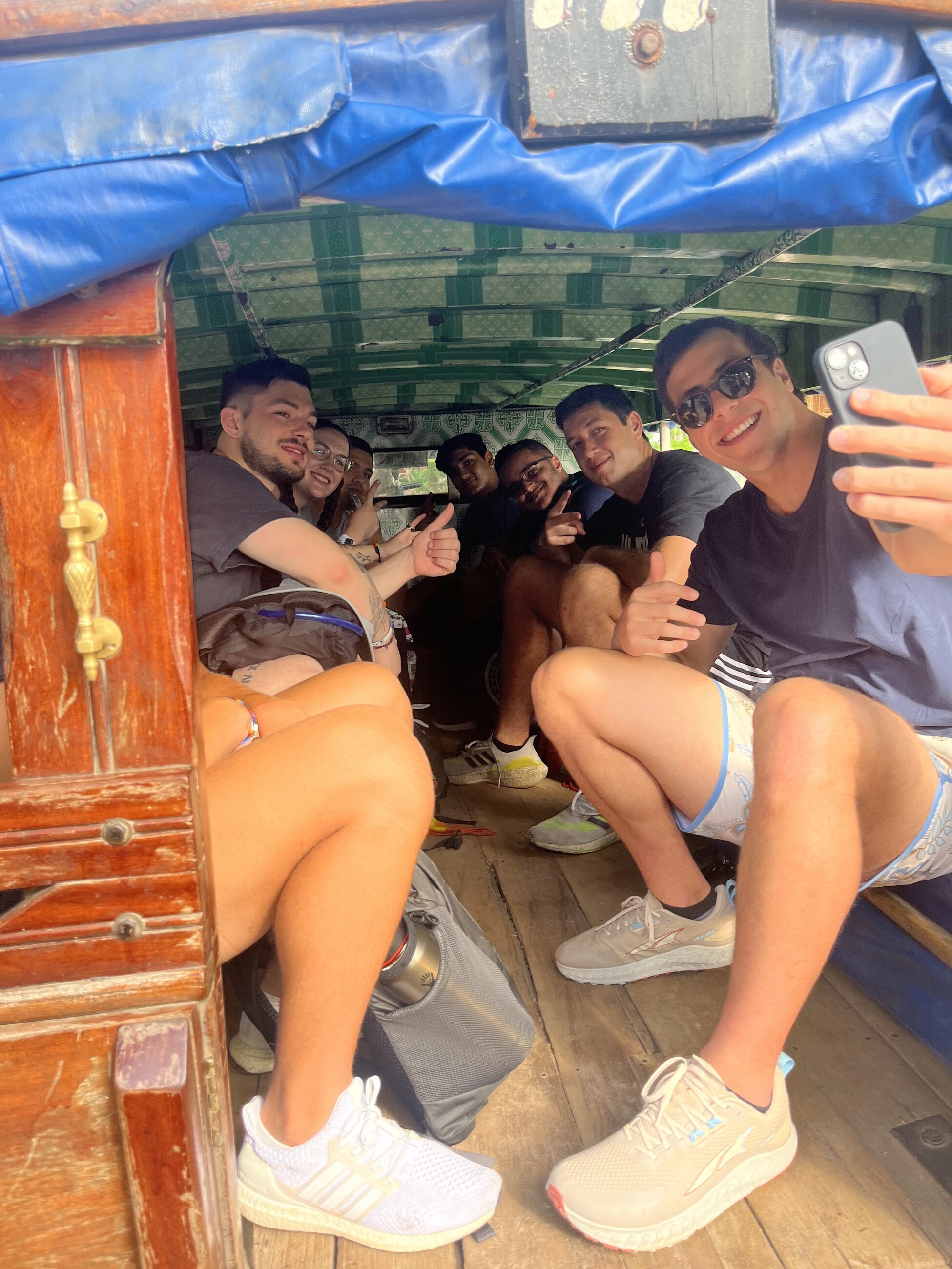 Riding in a dala dala