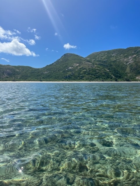 View of Coconut Beach at Lizard Island
