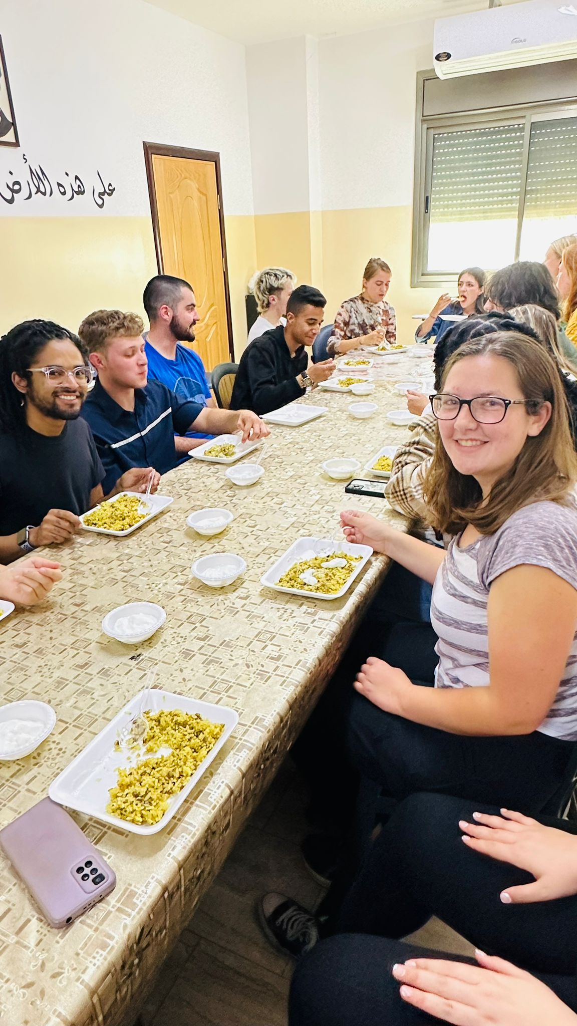 Dinner at an outing