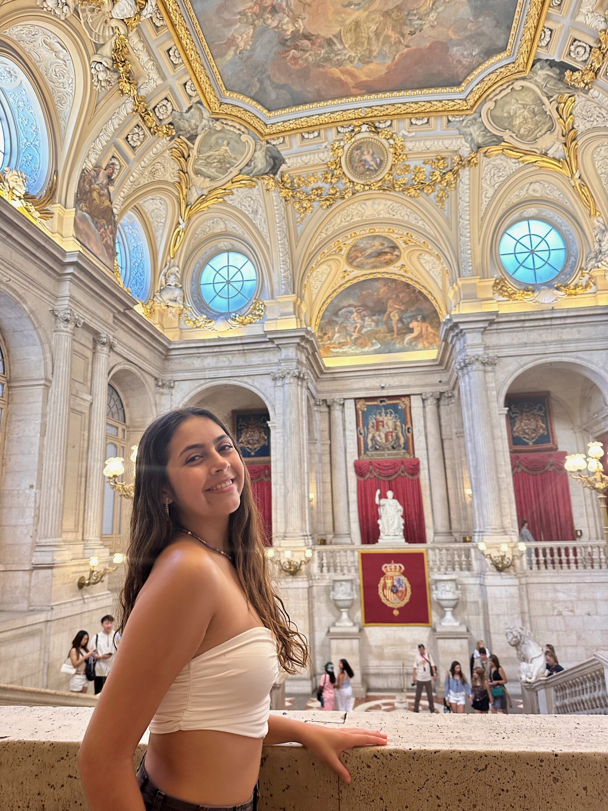 This was me in Madrid, which was absolutely stunning!
