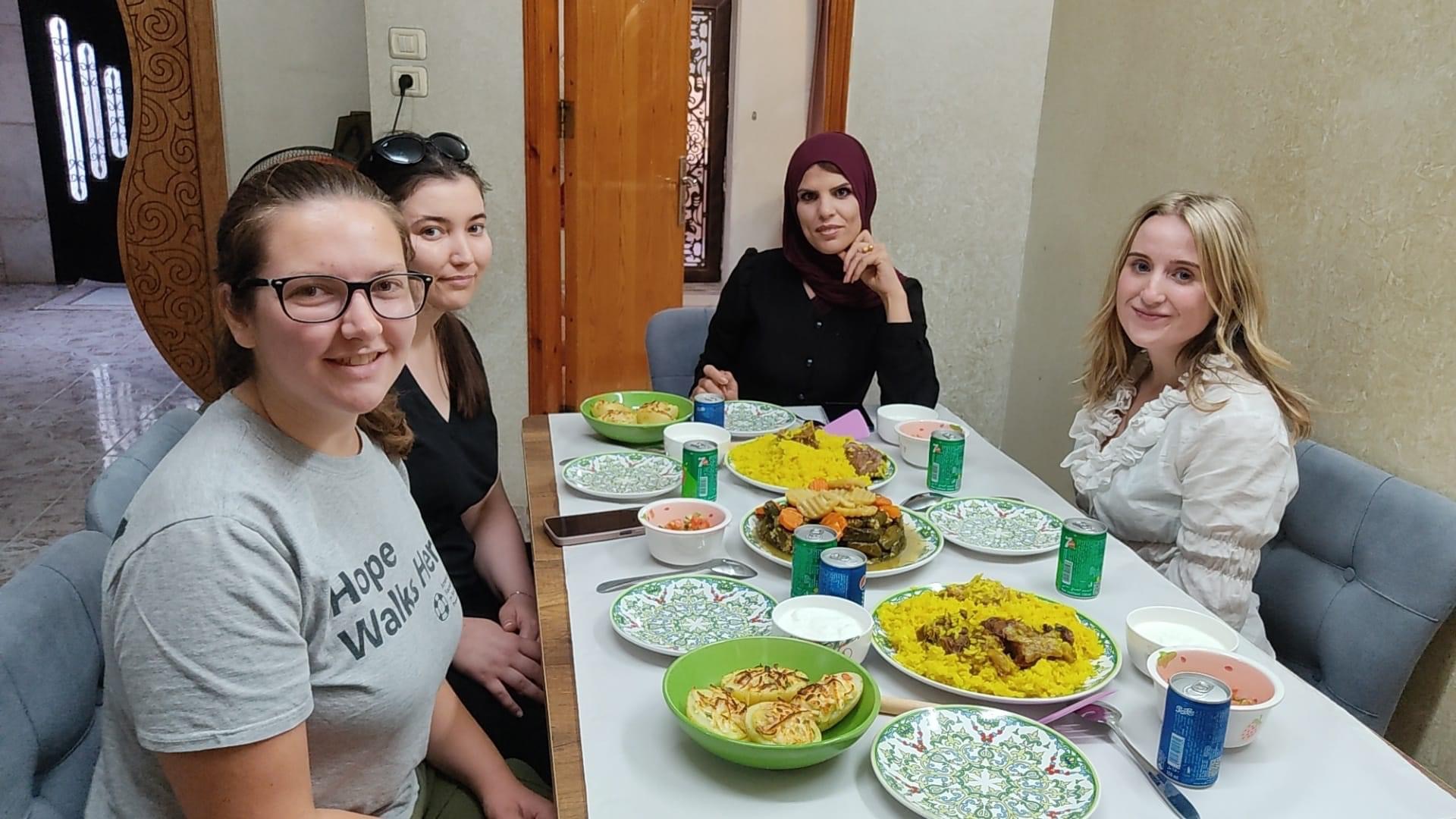 Dinner with Palestinians