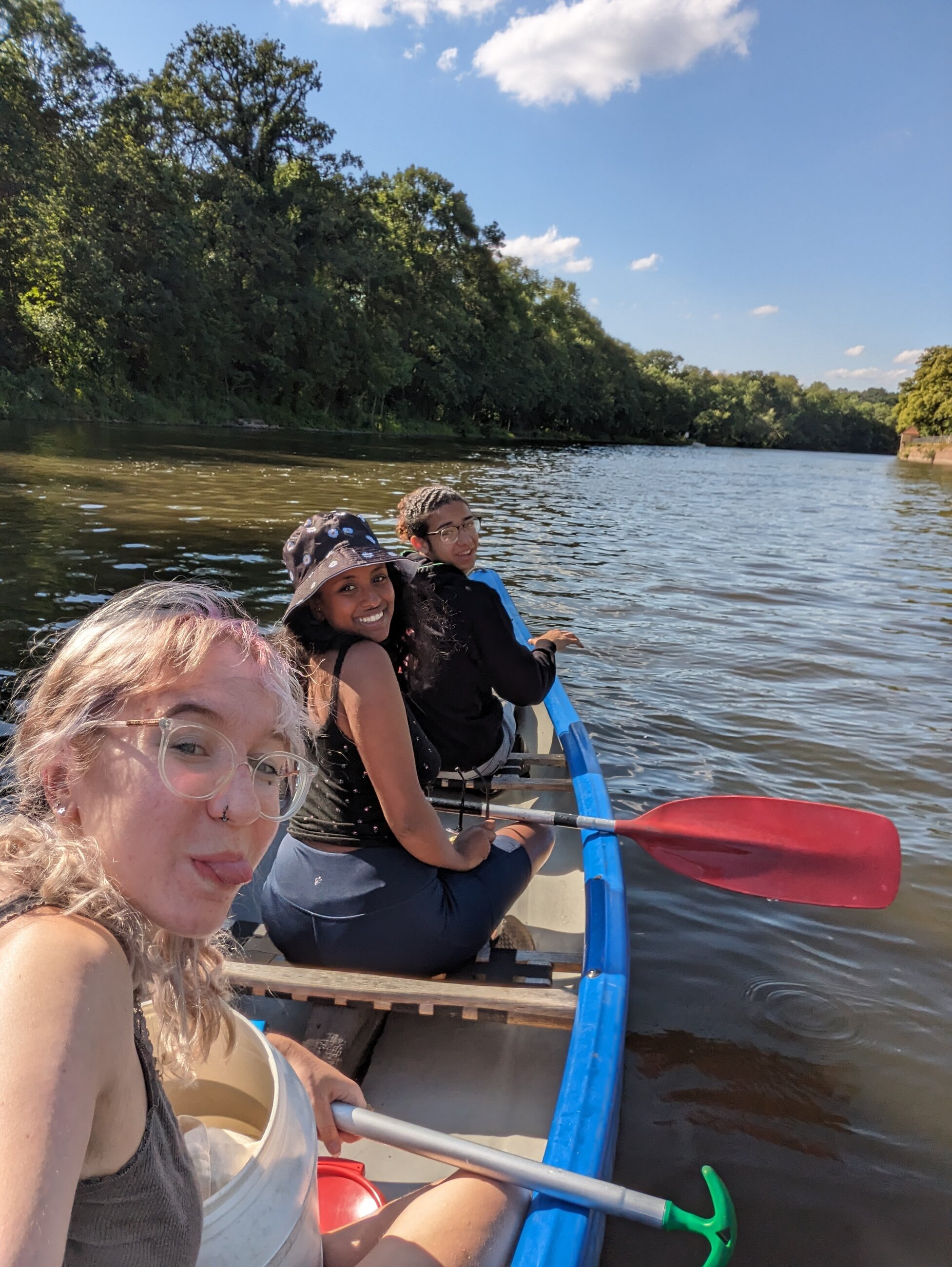 Rowing on the river