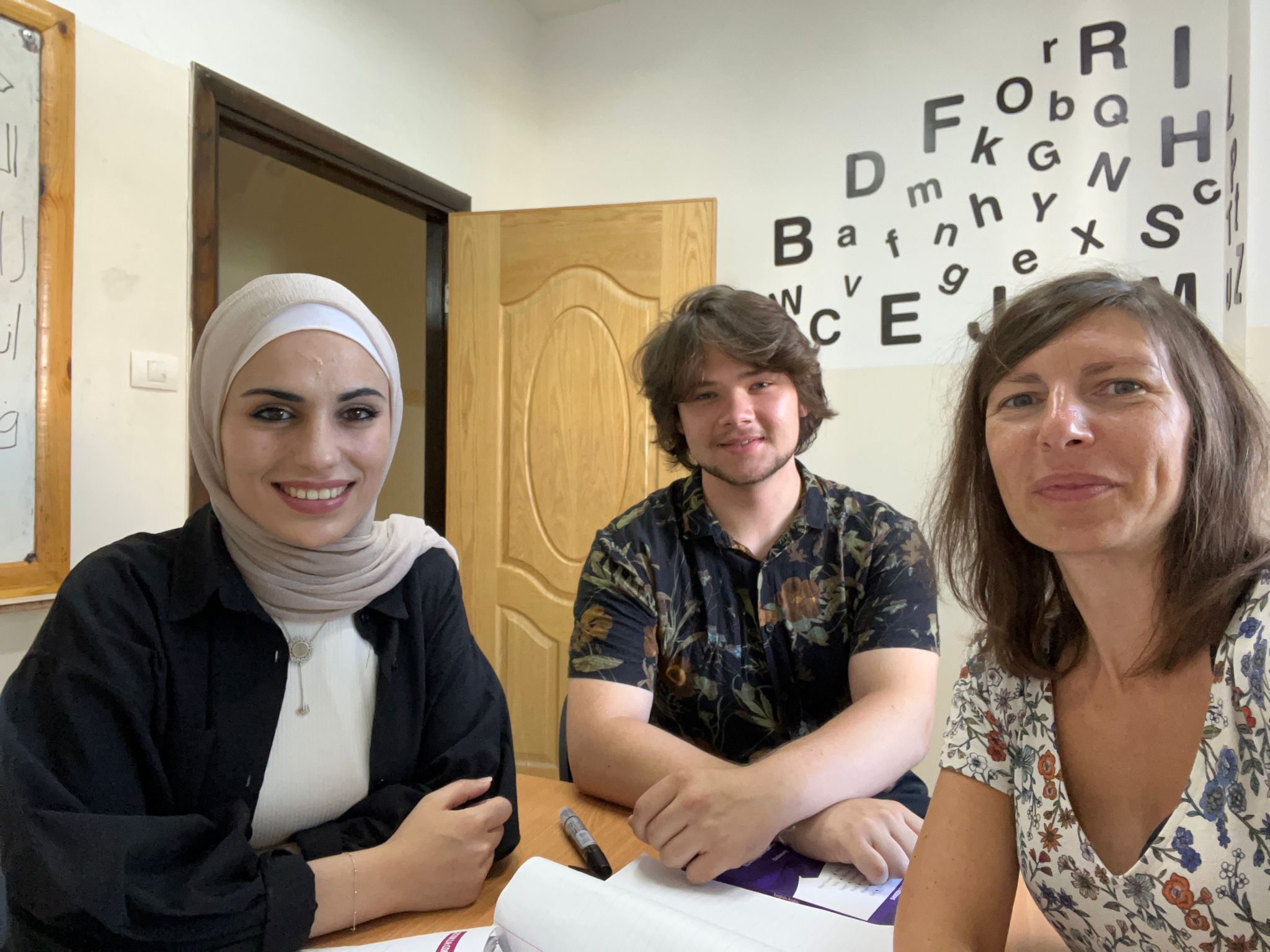 During Arabic clases