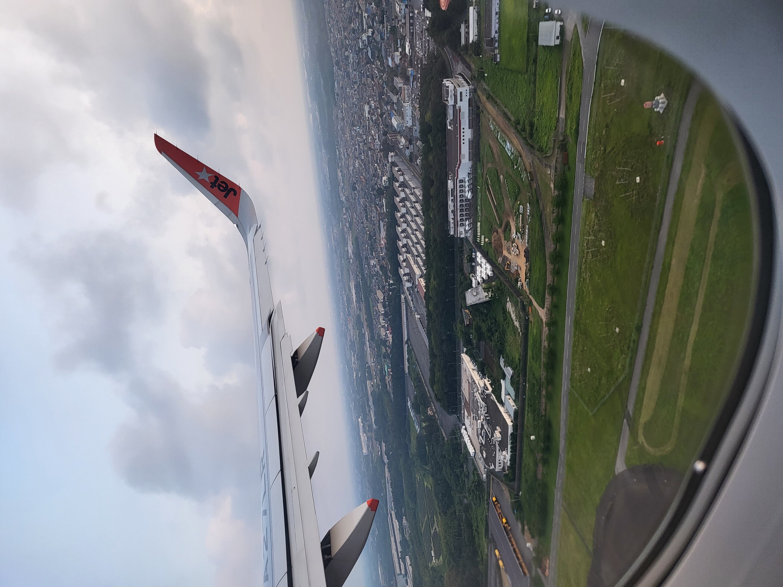 Take off from Tokyo
