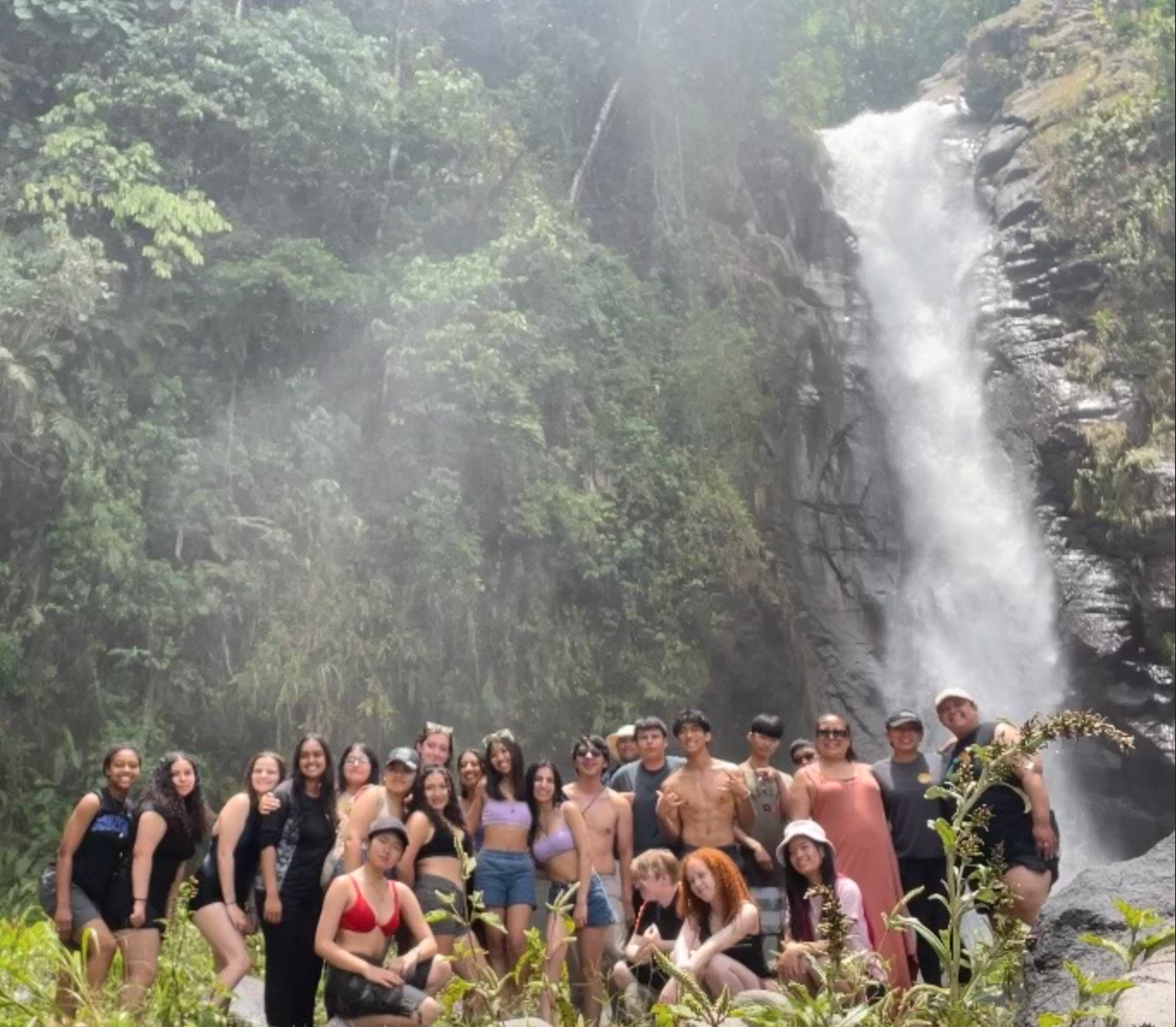 Trip to the Aquiares Waterfall