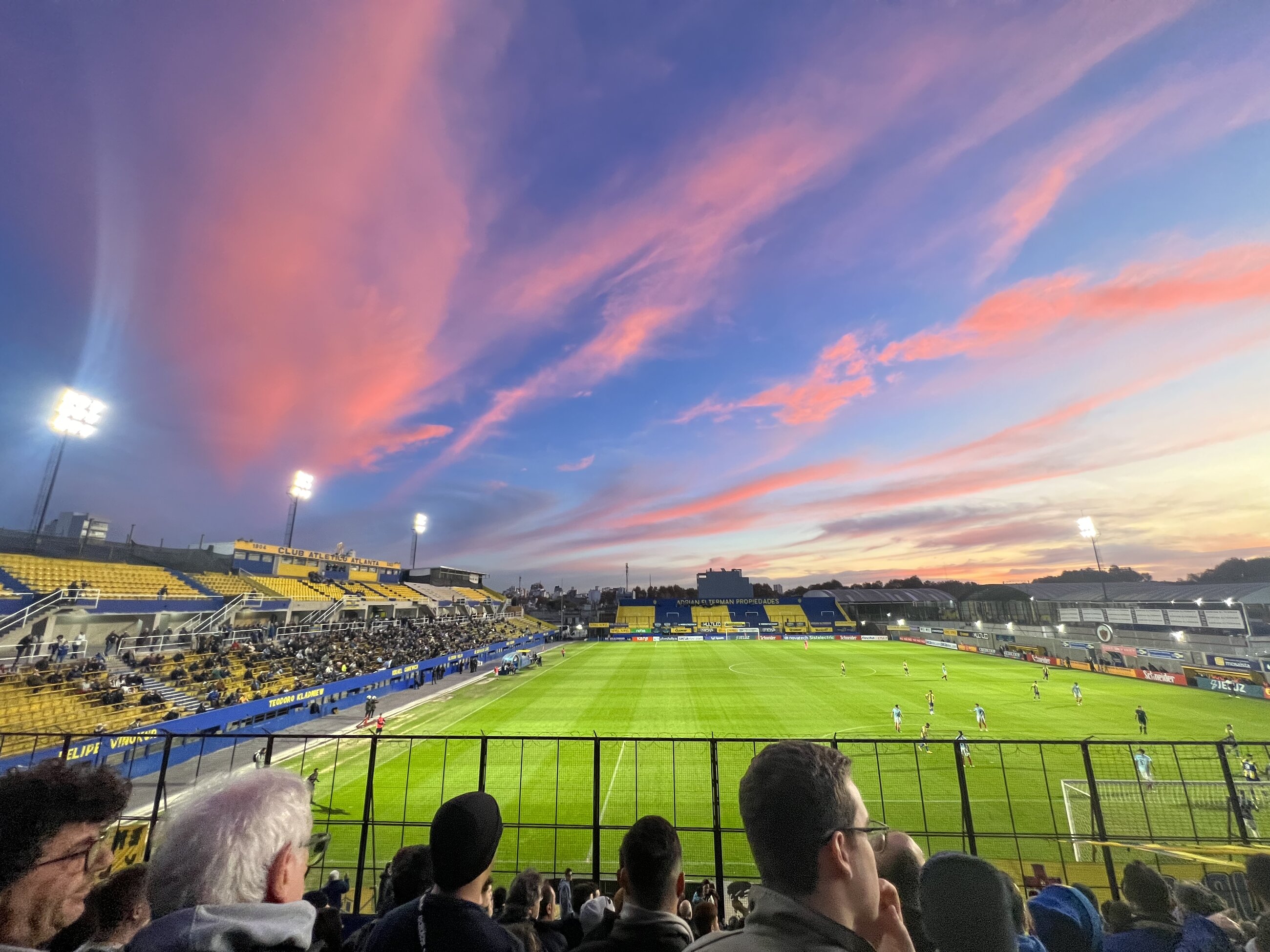 A soccer game we attended in Buenos Aires