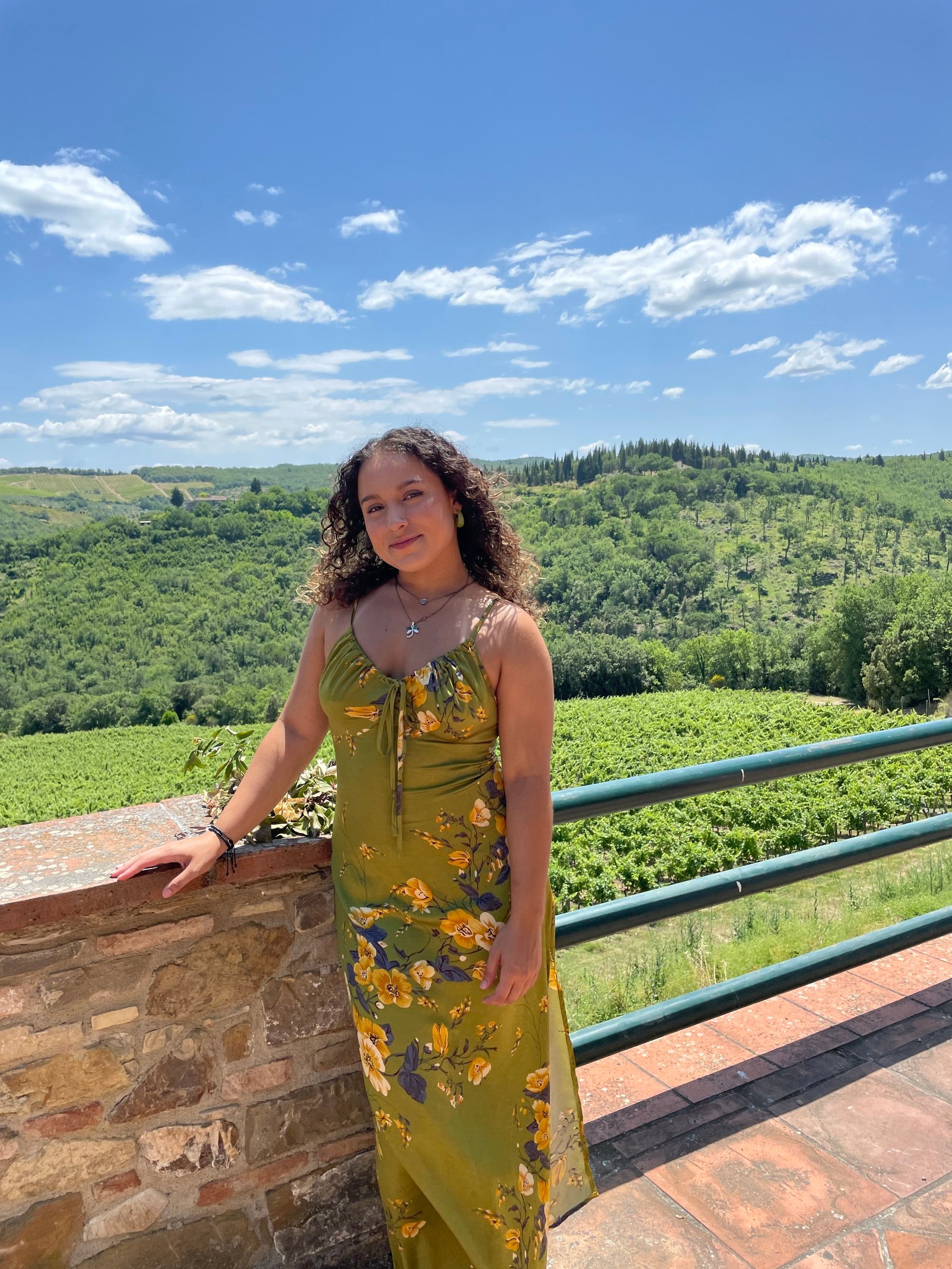Taken during our wine tour excursion in Chianti!