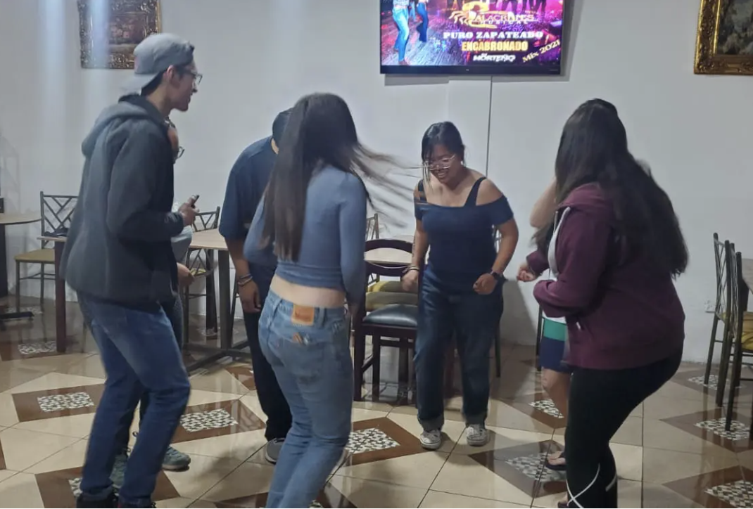 Dancing after dinner