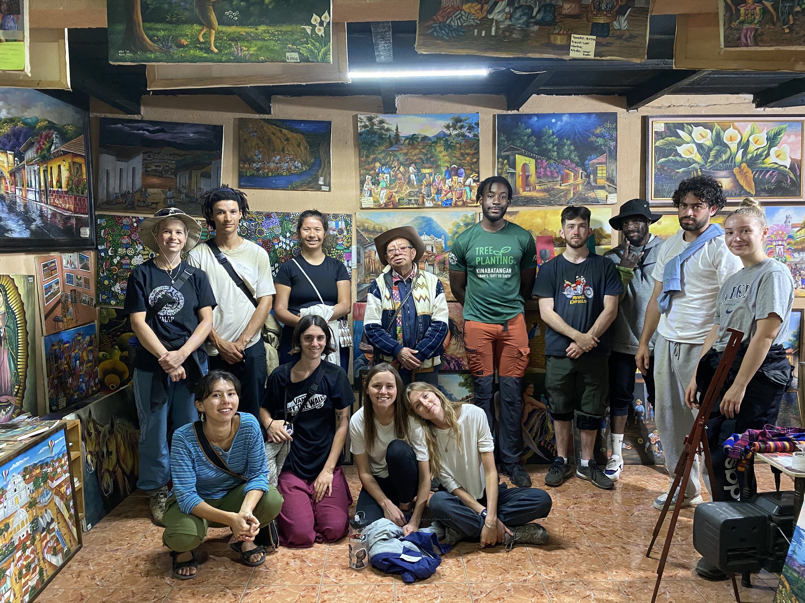 The group in Comalapa