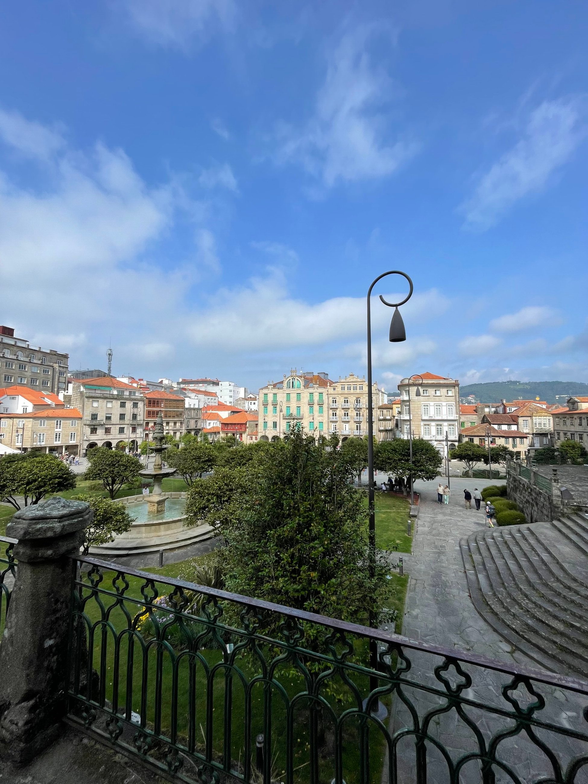 Plaza in Pontevedra, Spain