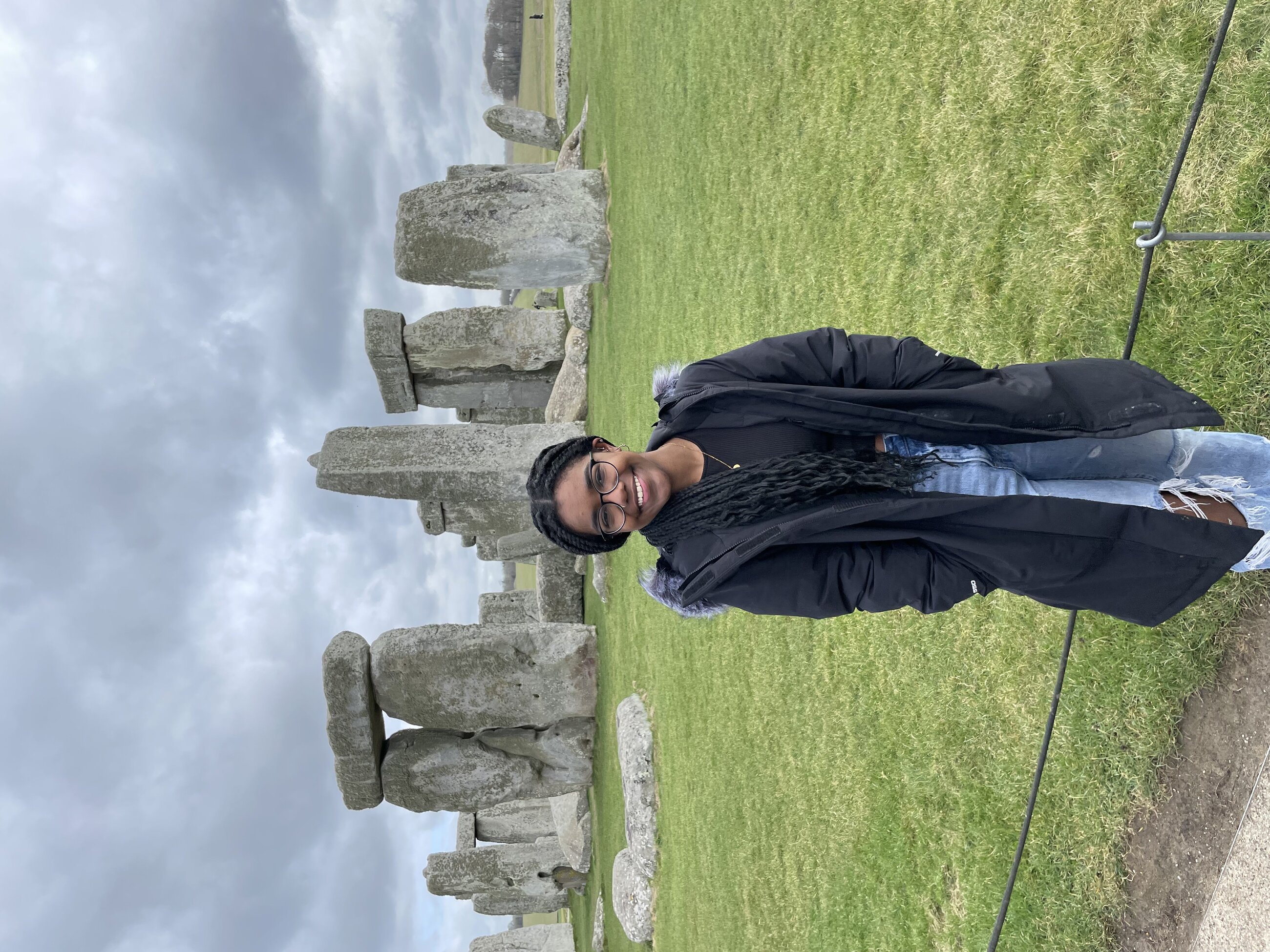 This is me at Stonehenge, an ISA-sponsored excursion. After this stop, we went to Bath, where we visited the Roman Baths and explored the small town. Definitely would recommend visiting for a day trip.