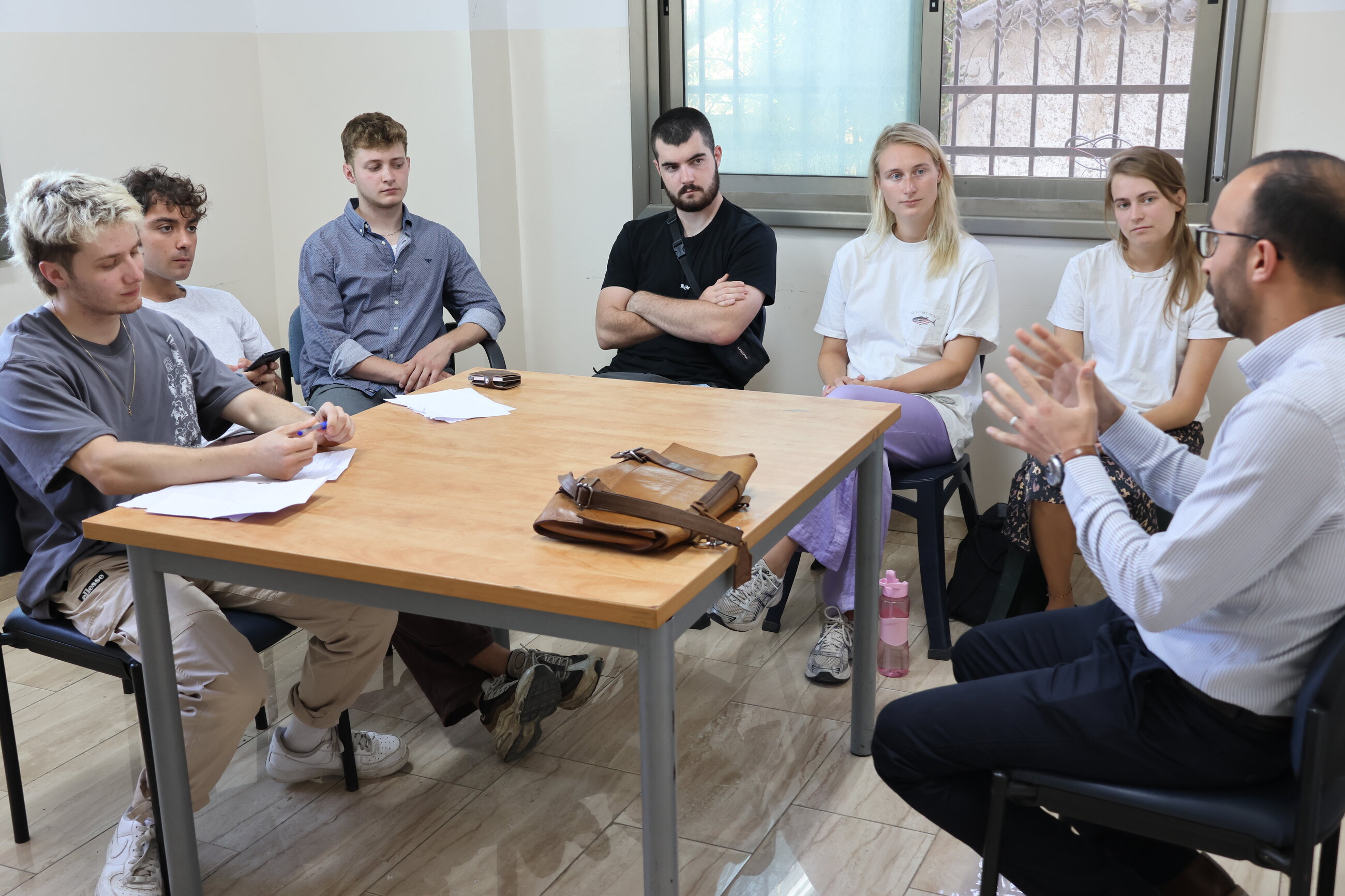 meeting with Palestinian lawyer