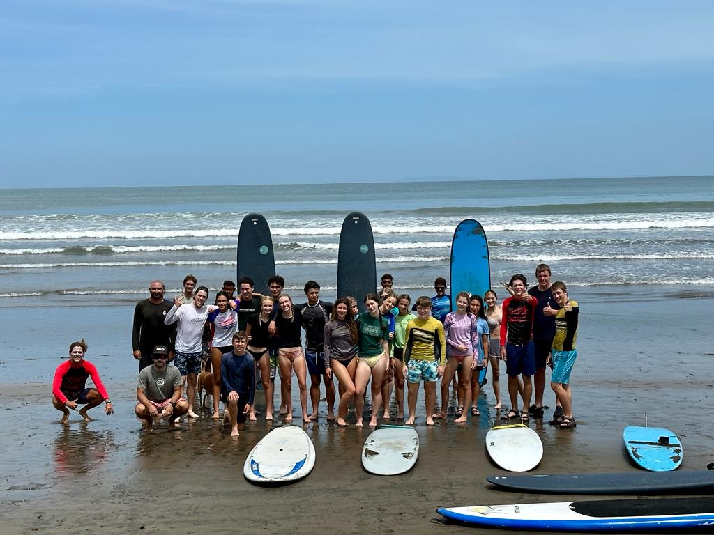 Surfing lesson