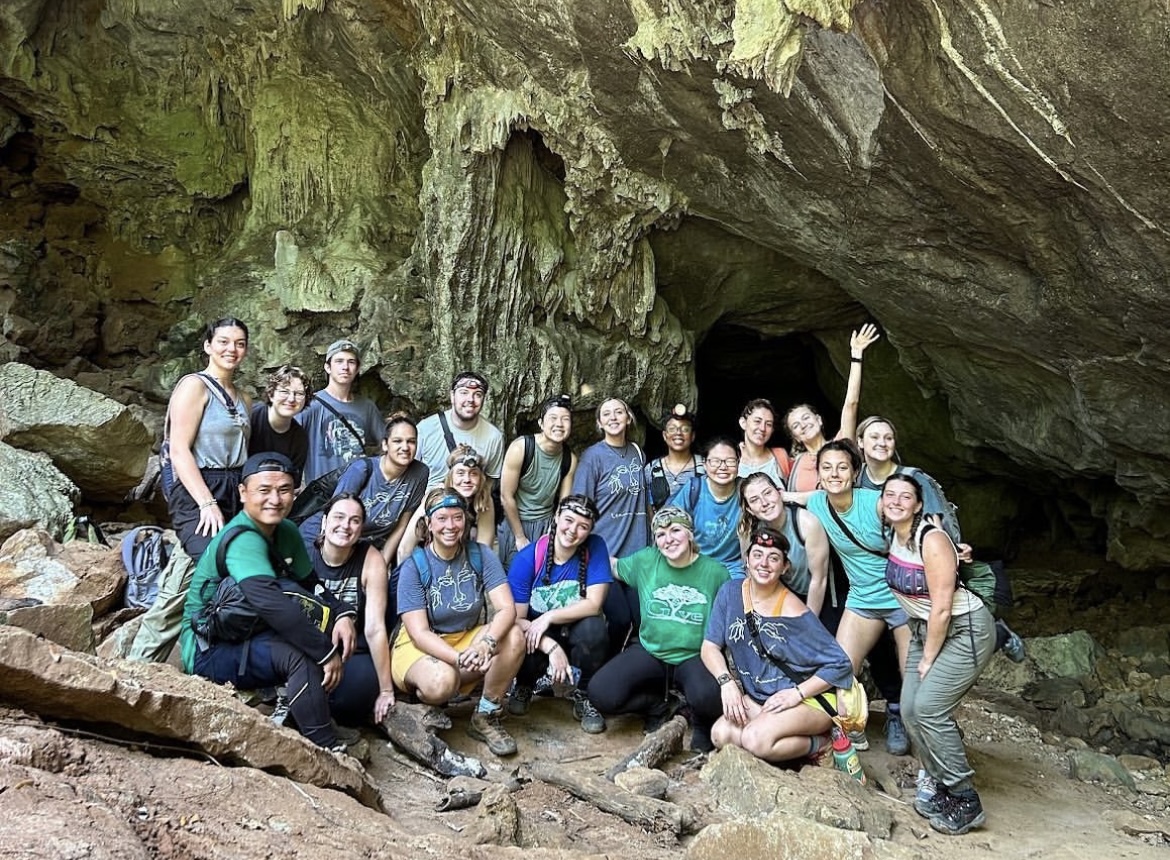 Our group after caving!