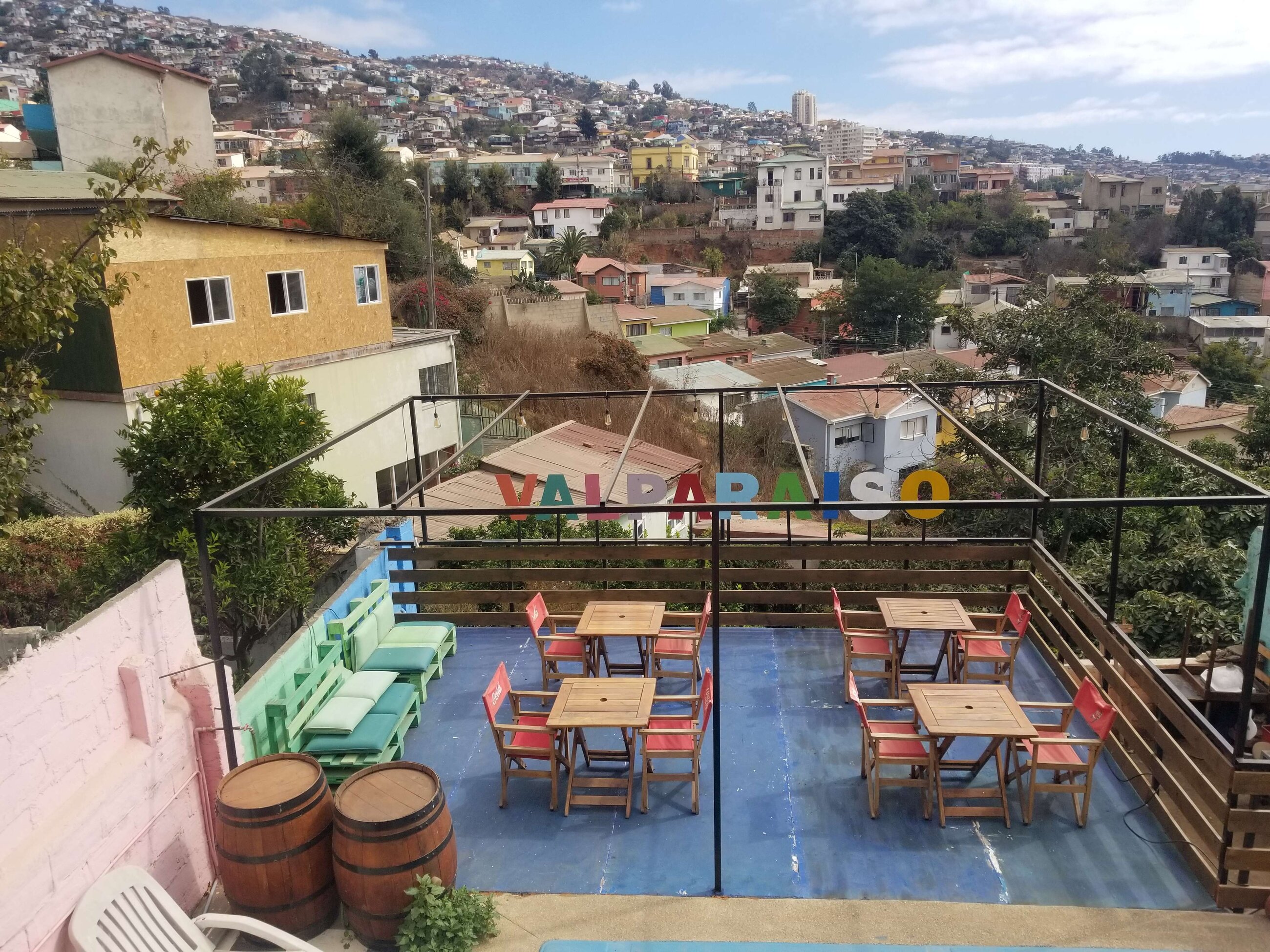 A view of Cerro Bellavista near Pablo Neruda’s house