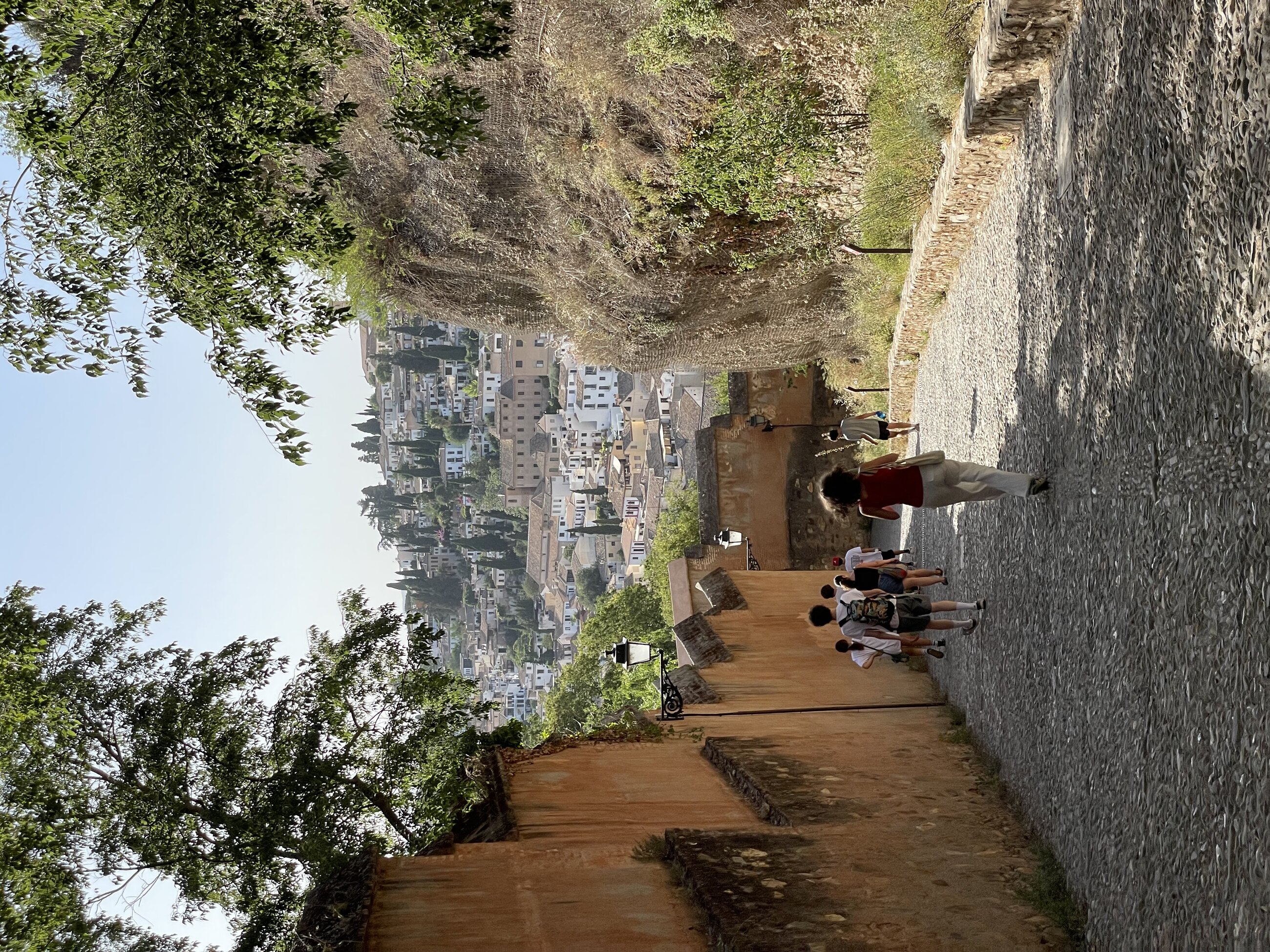 walk down from Alhambra