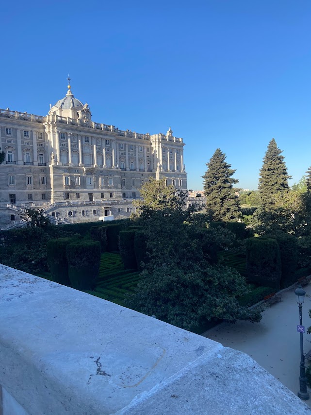 Casual view of the palace on my walk to class