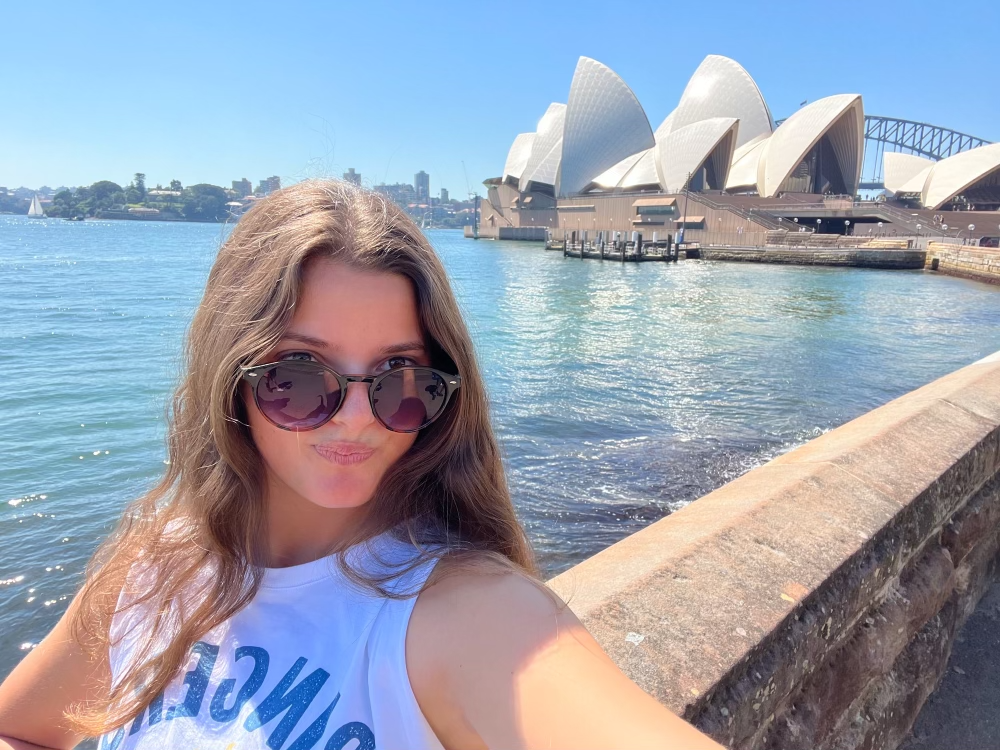 Seflie with the Sydney Opera House