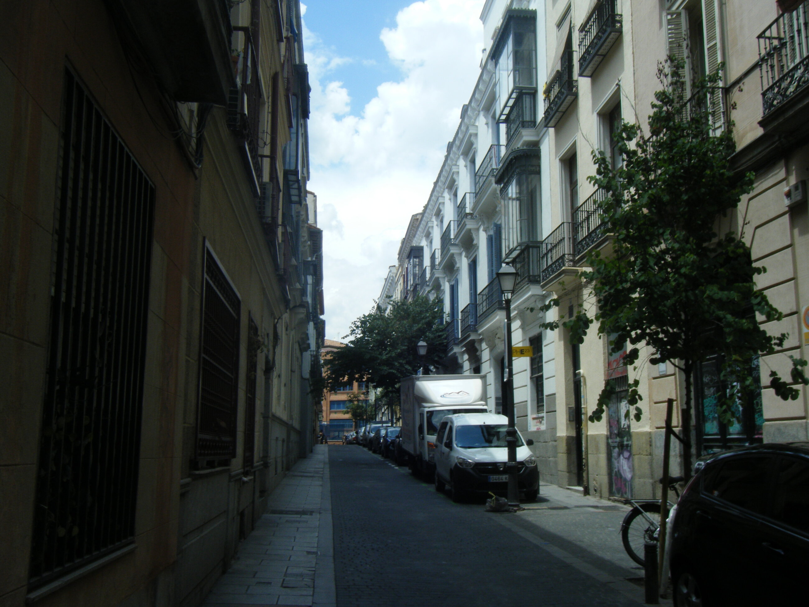 Street where I resided! Short walk from Grand Via!