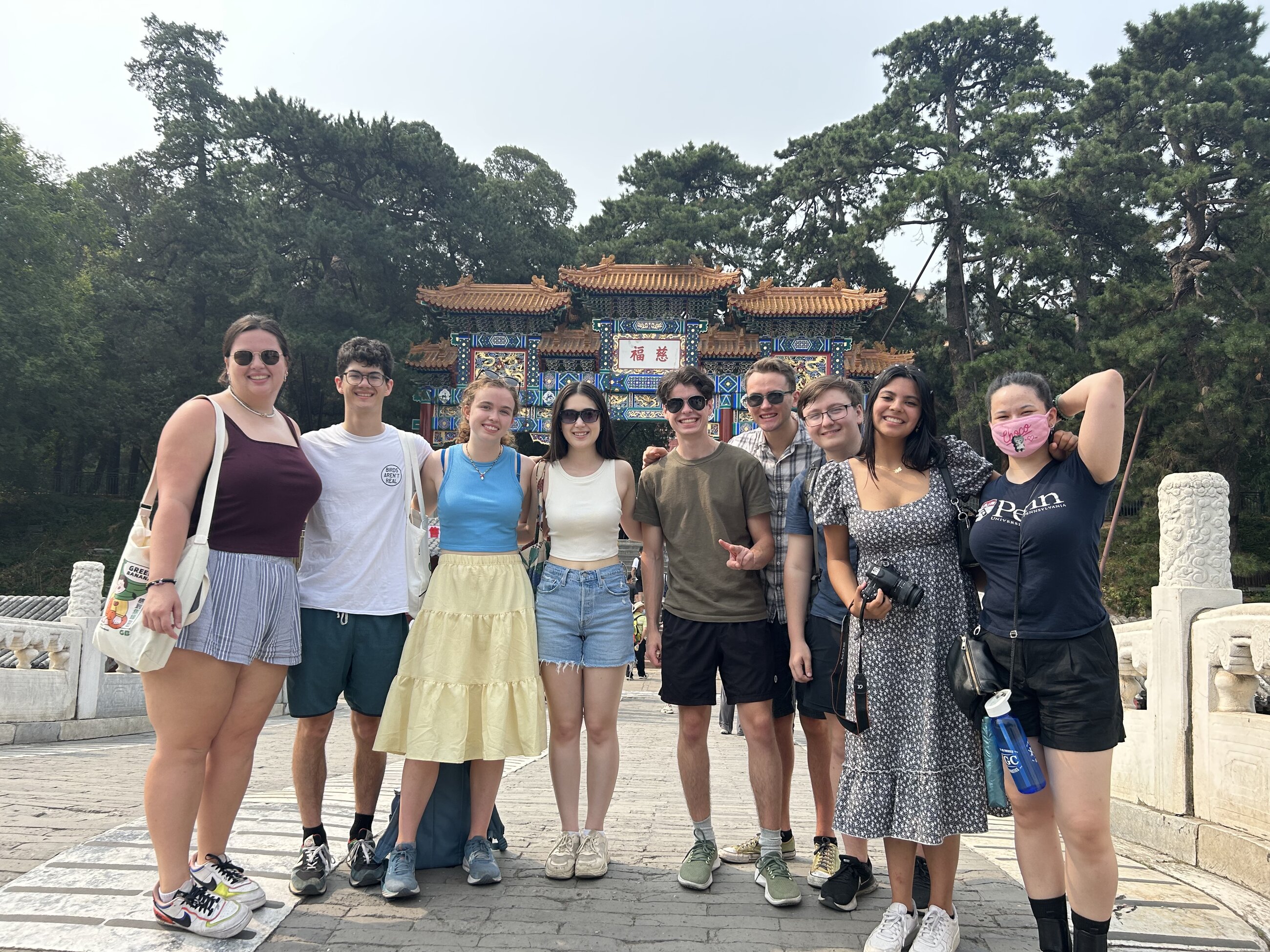 A trip with classmates to the Summer Palace in Beijing