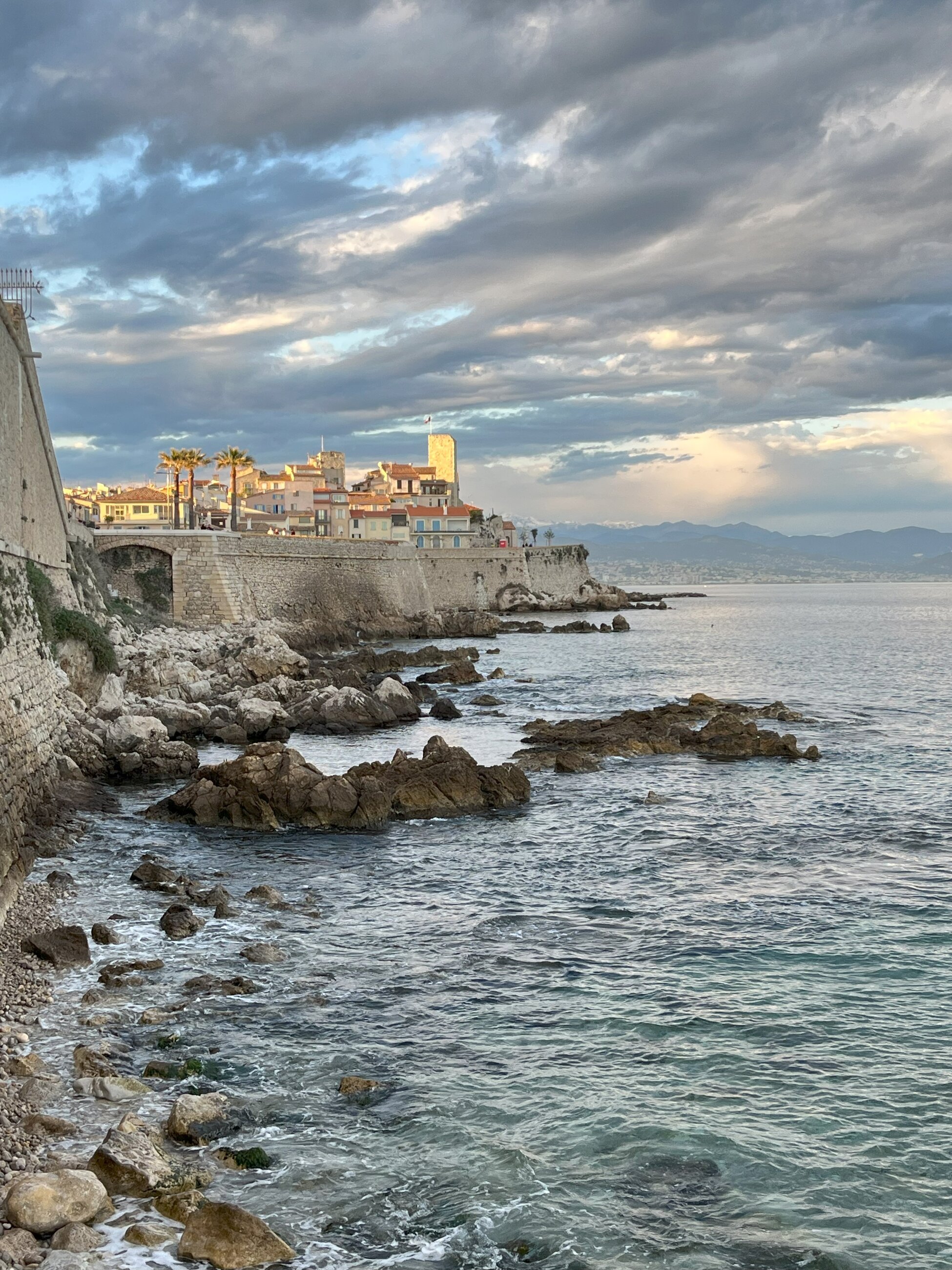 The view of Antibes from the coast - Breathtaking.