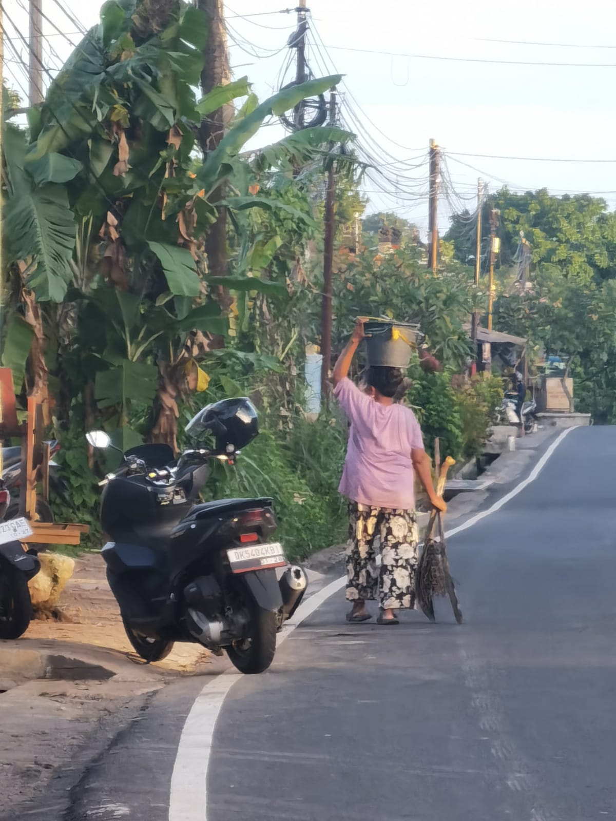 Evening walks through our village