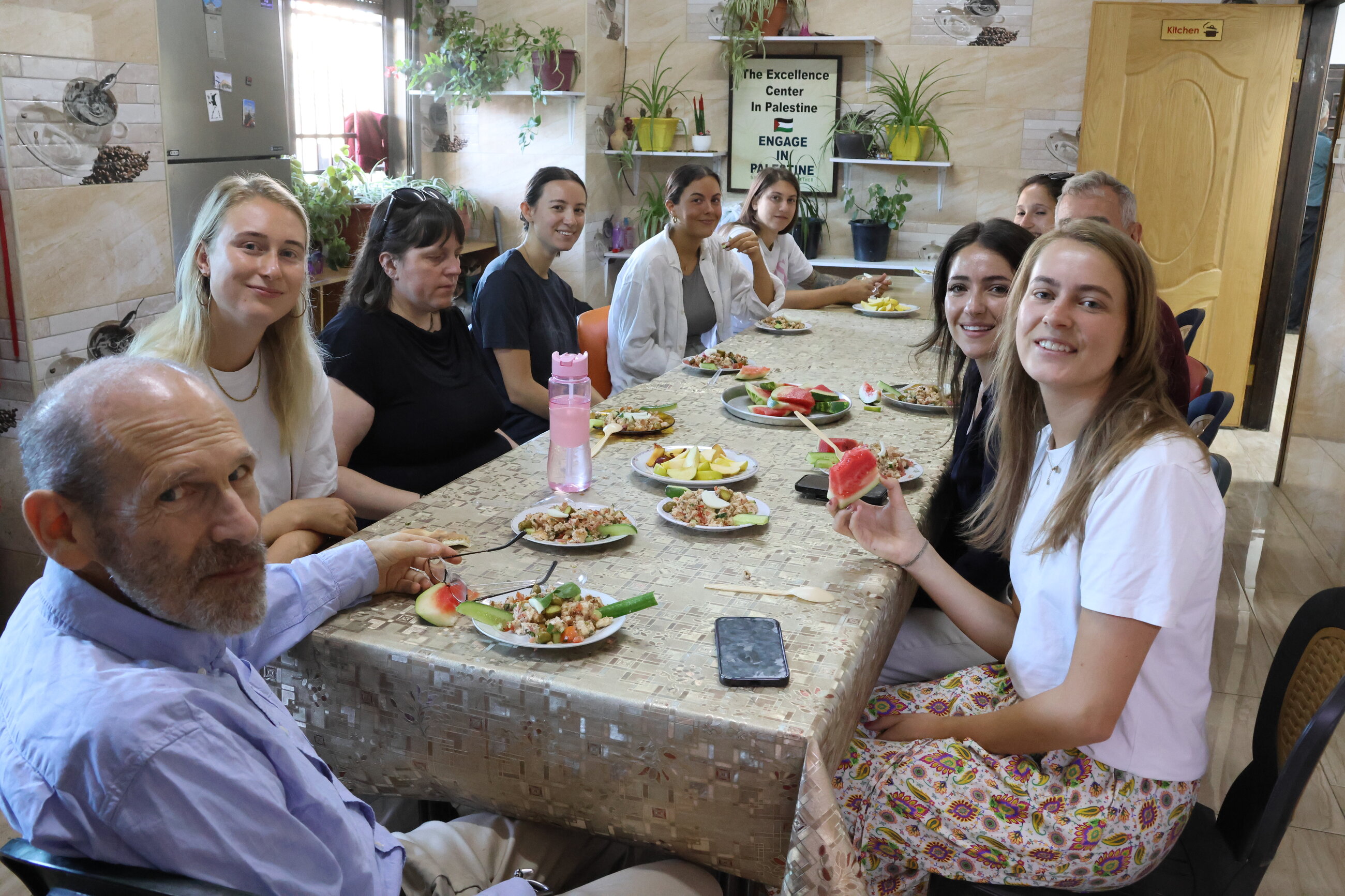 Breakfast at the center