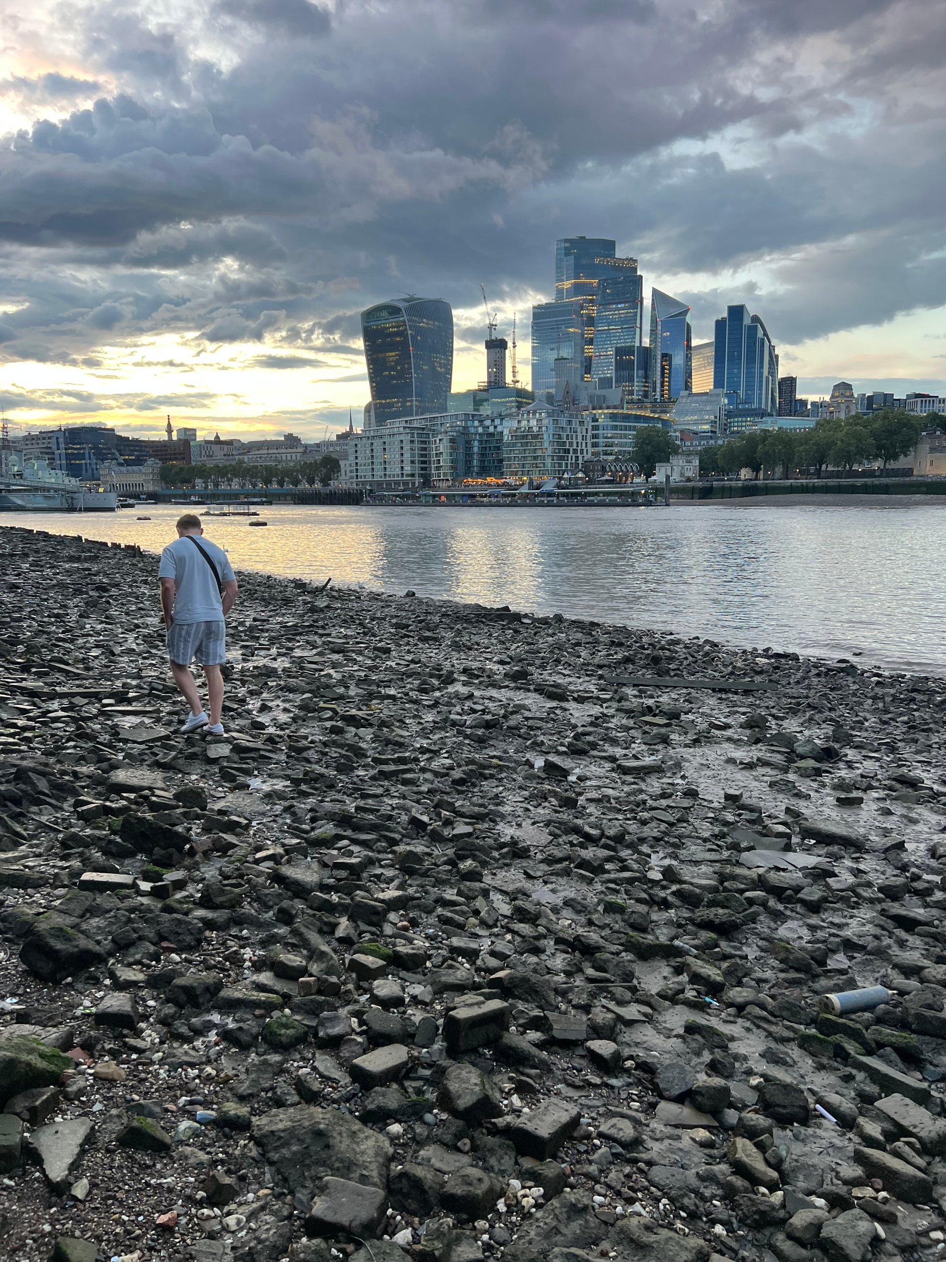 Thames River near London Bridge 