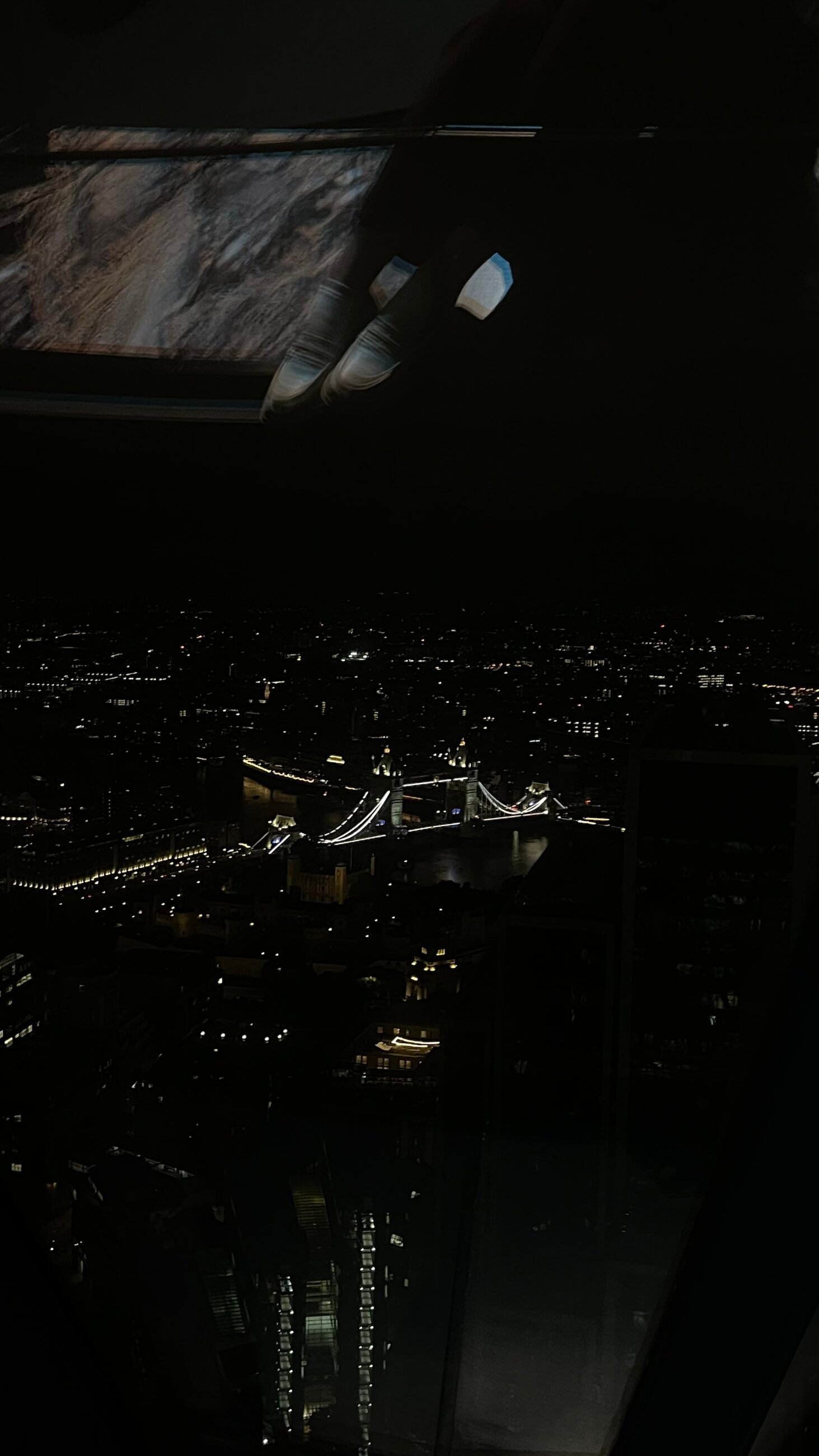 View of London Bridge from The Gherkin, London