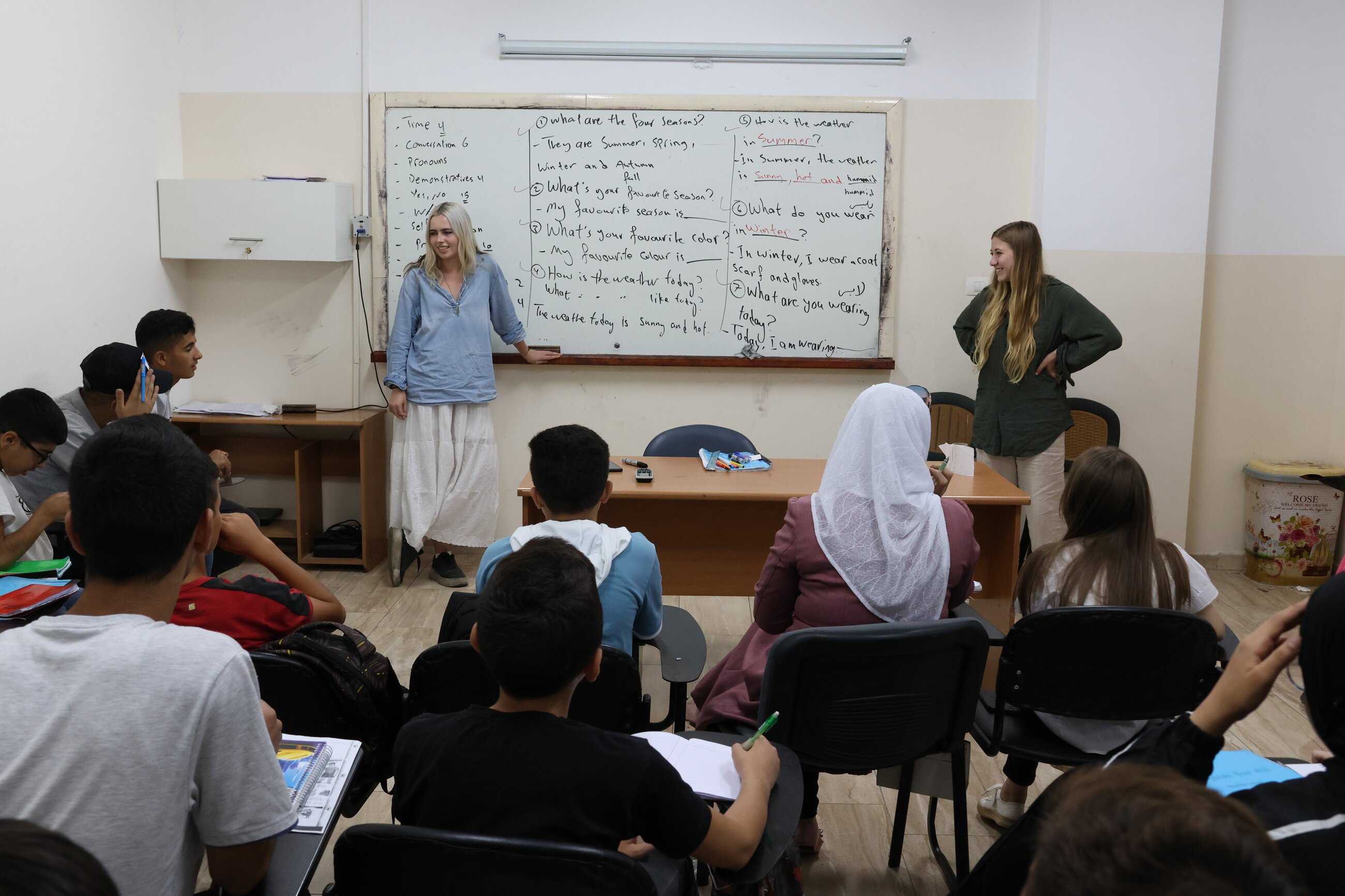 Teaching English at the Excellence Center