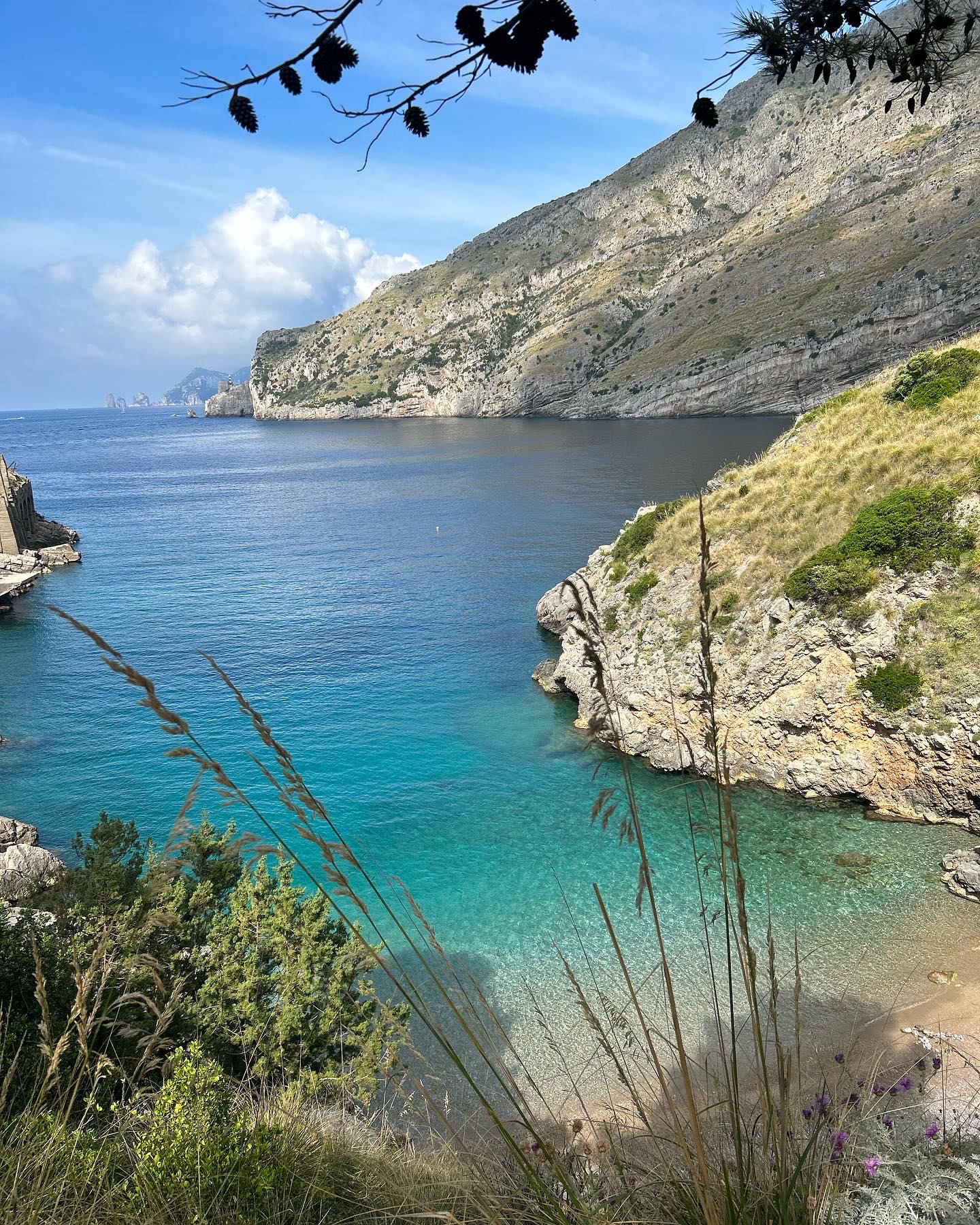 Beautiful blue water
