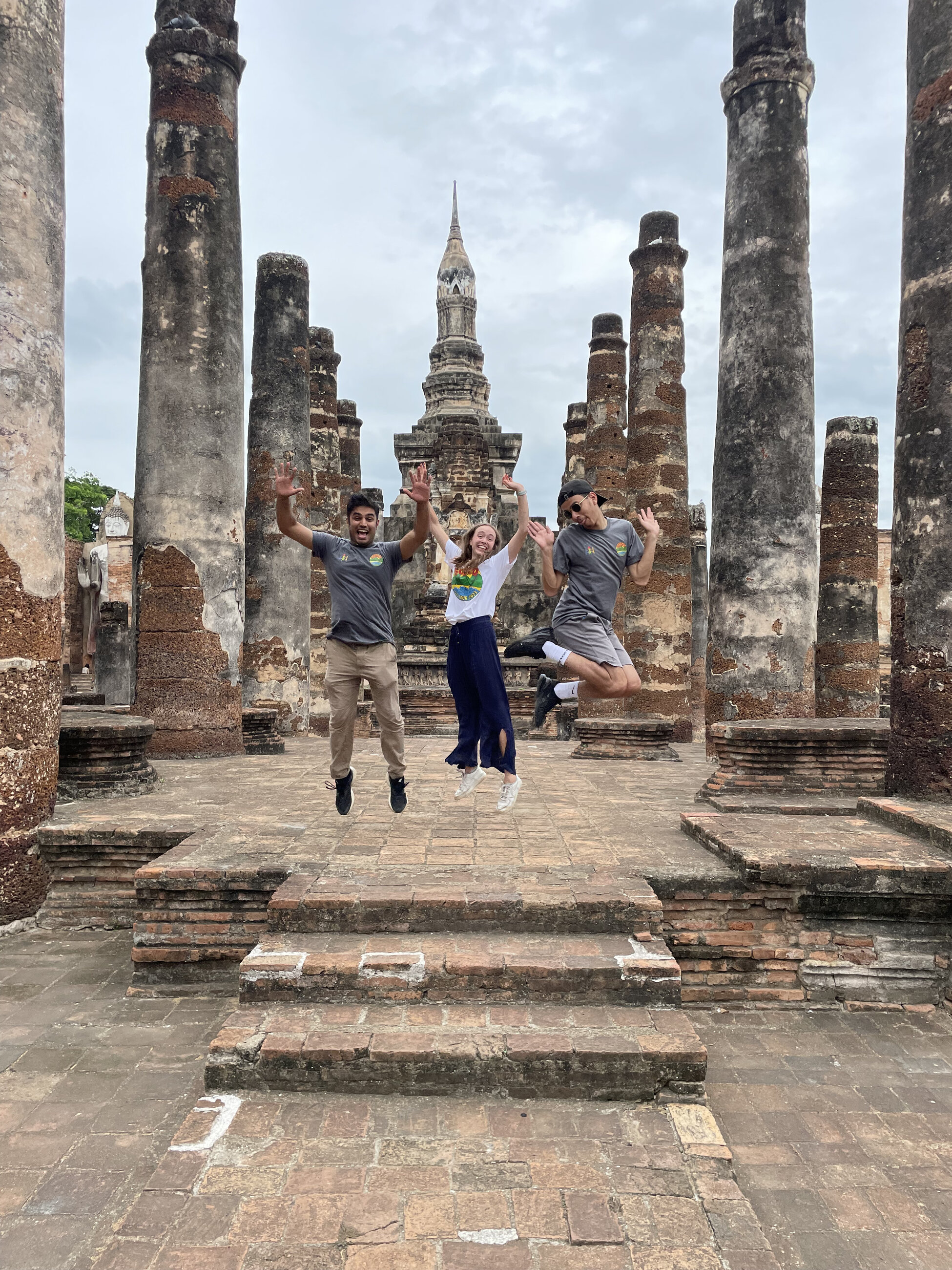 At Sukhothai Historical Park, our placement town.