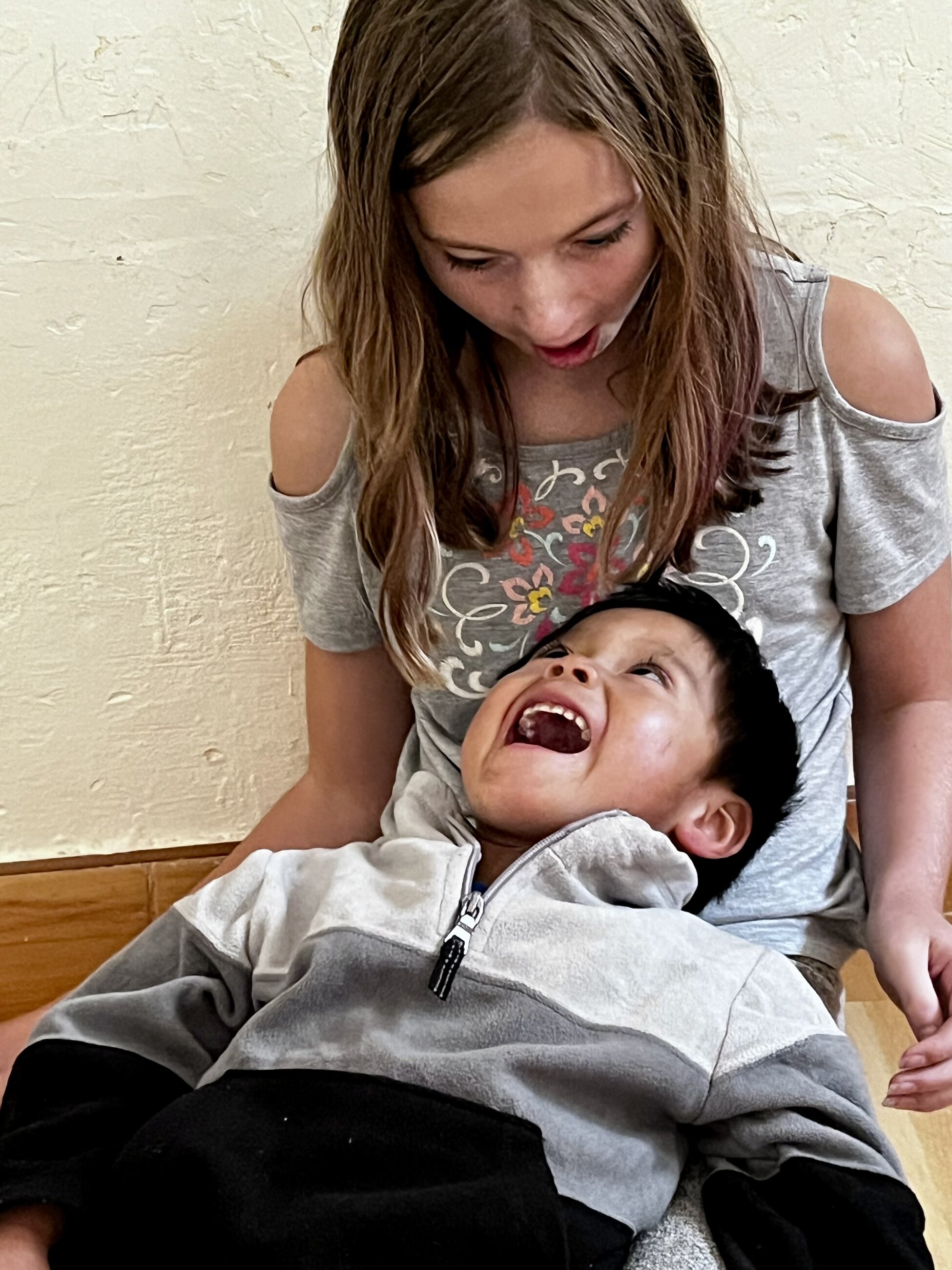 at the orphange