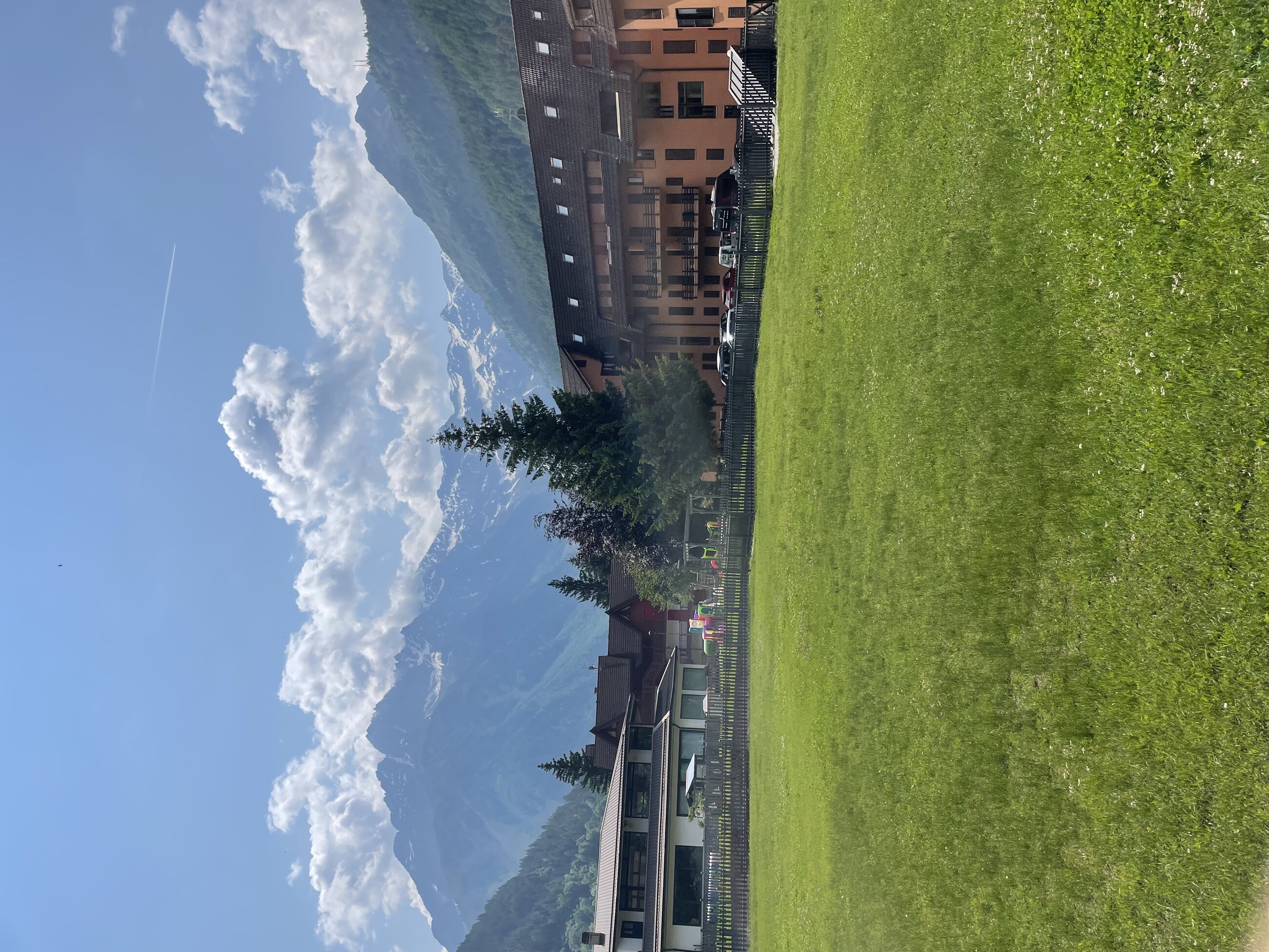 School yard in Ponte di Legno