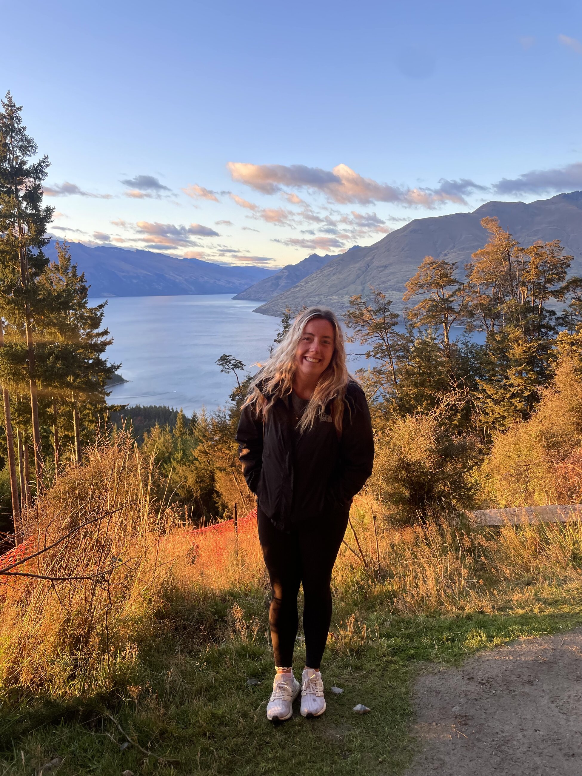 Here is me visiting New Zealand!