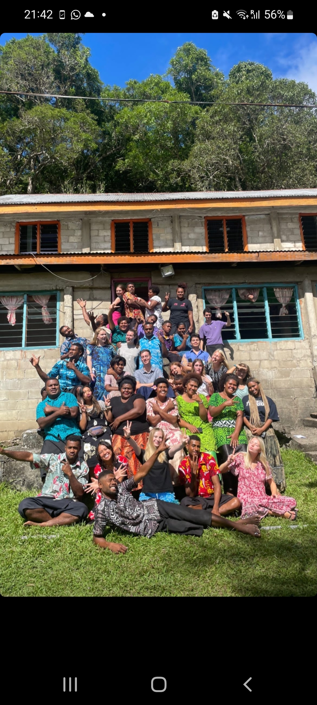 Volunteers and Fijian Youth