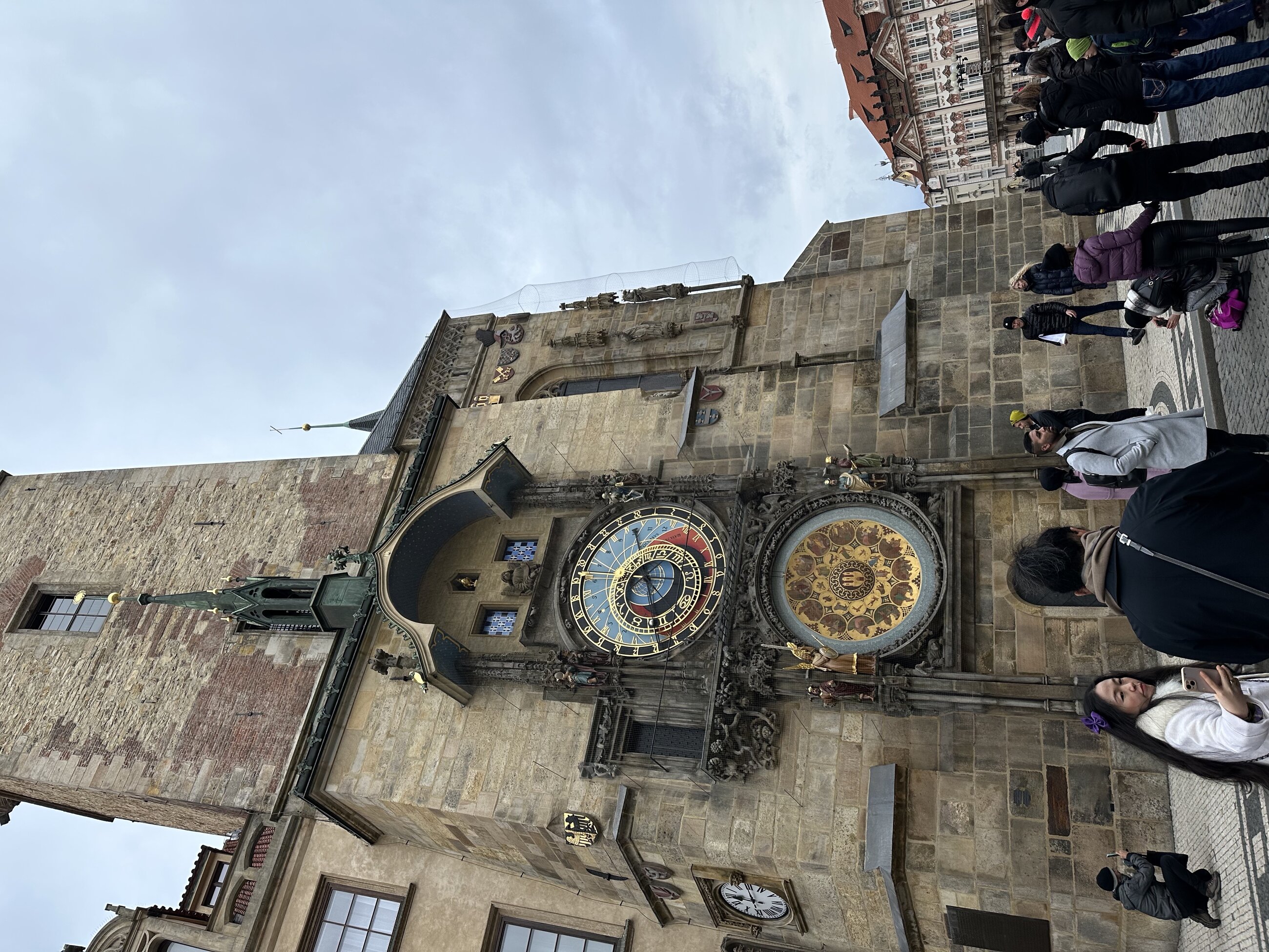 This is a photo on my first day of the program, right outside of the Astronomical Clock in the center of Prague!