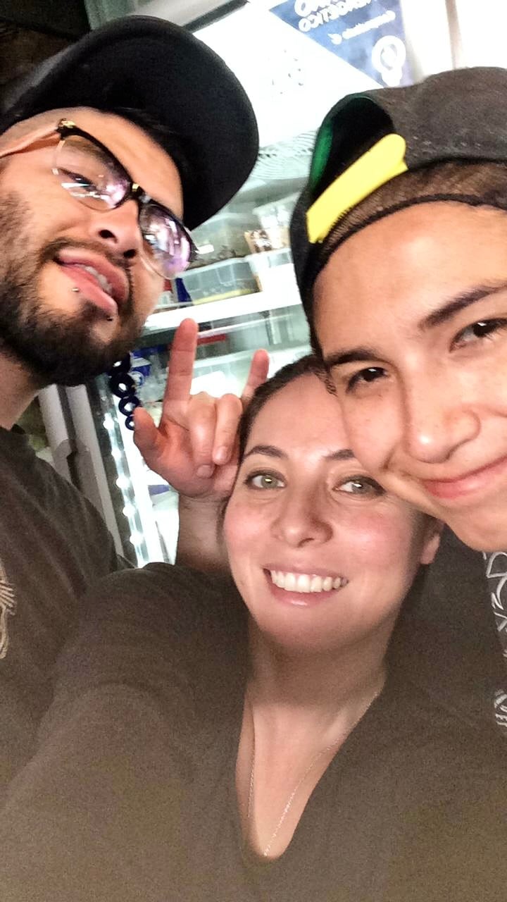 Me with Marco and Mateo