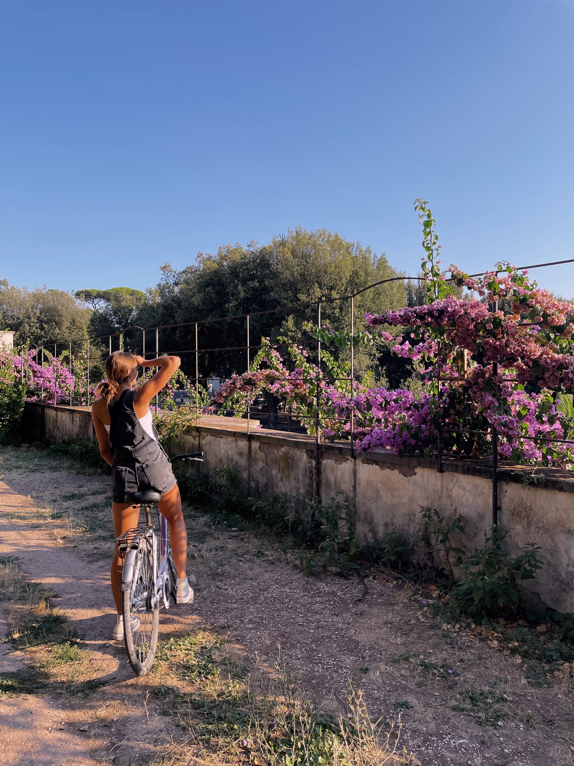 Bike Ride in Villa Borghese 