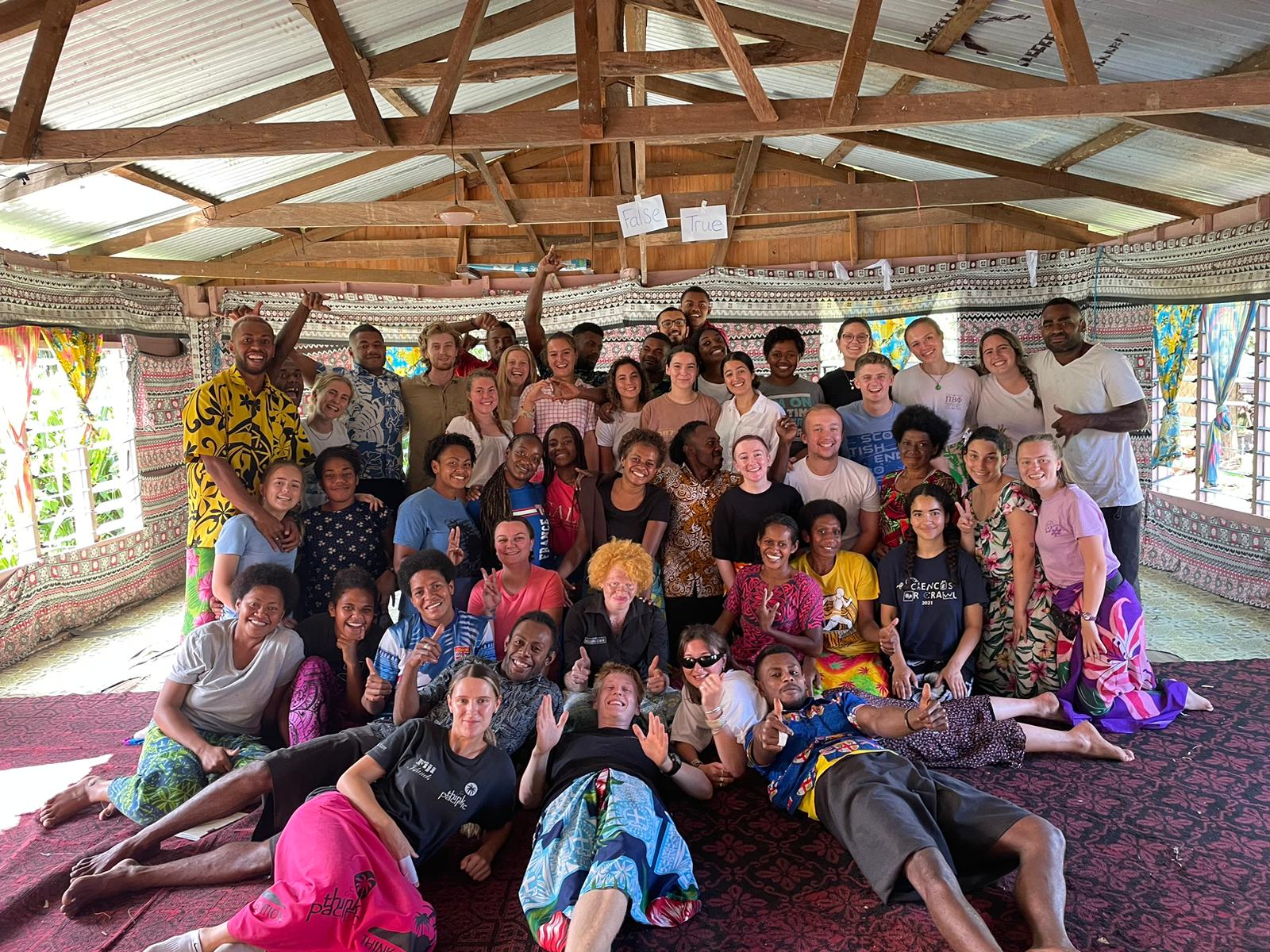 All the volunteers and youth members in Nukuilau!