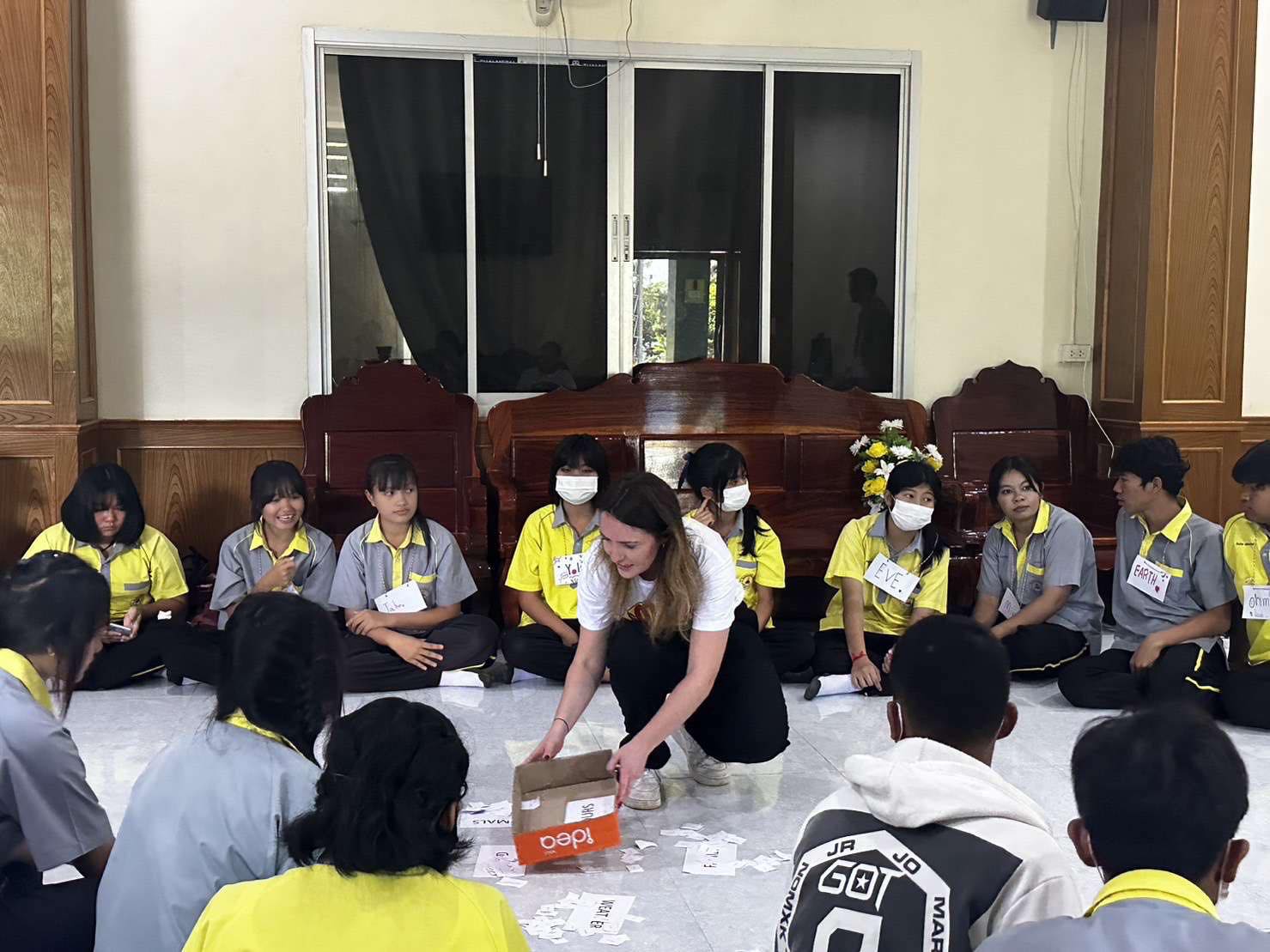 The English Camp we ran