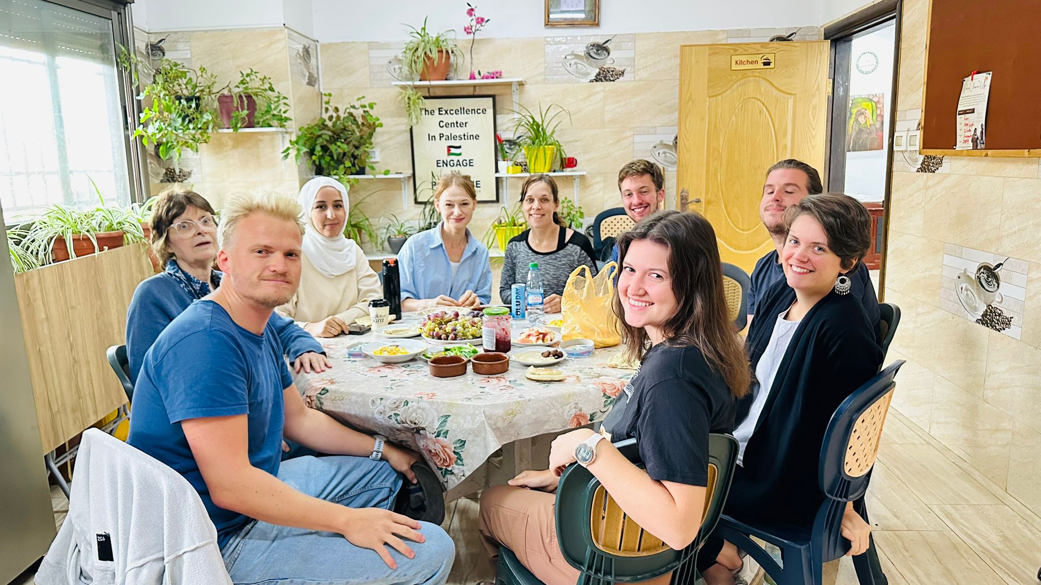 Breakfast at the center