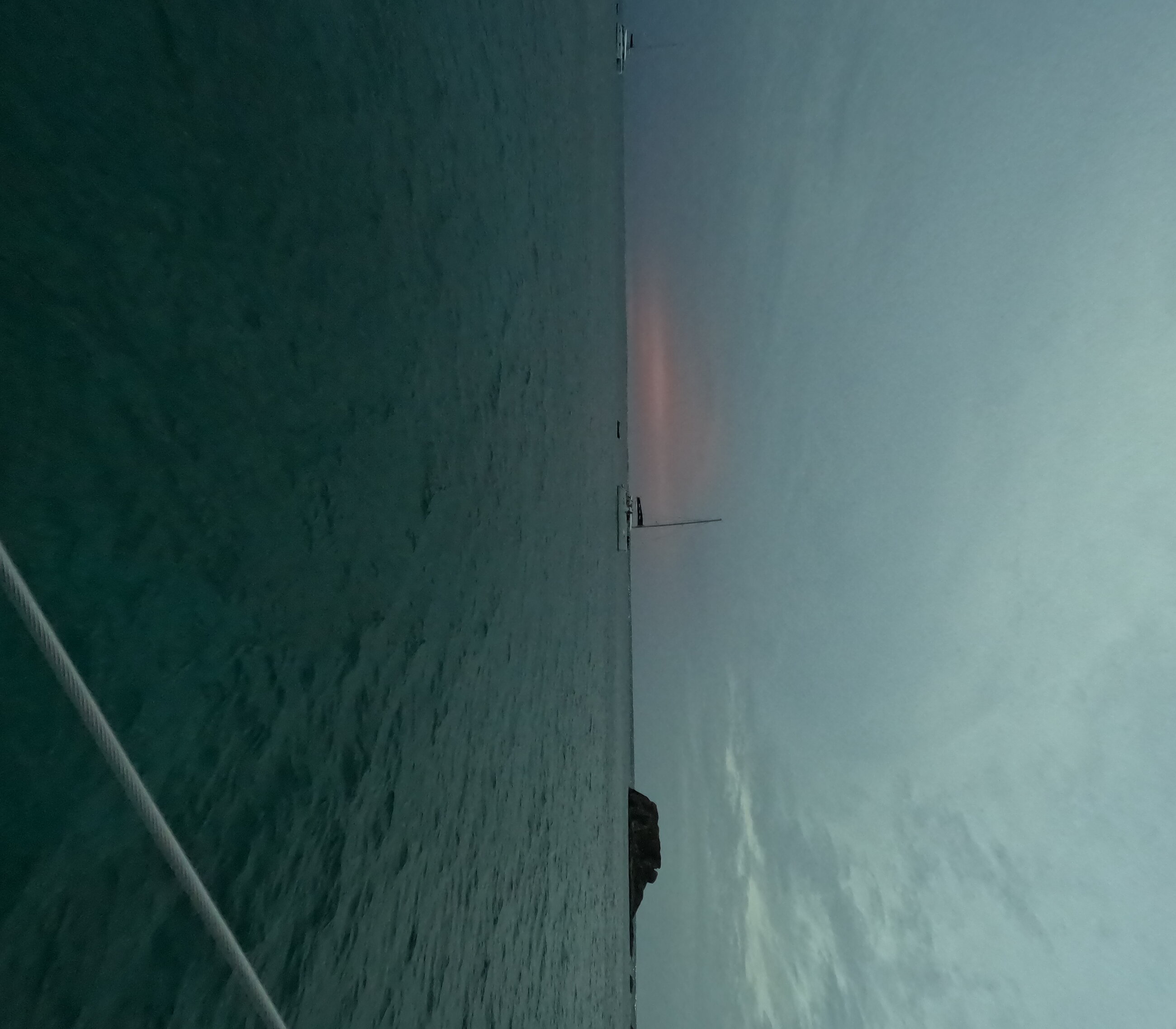 awesome sunset after storm