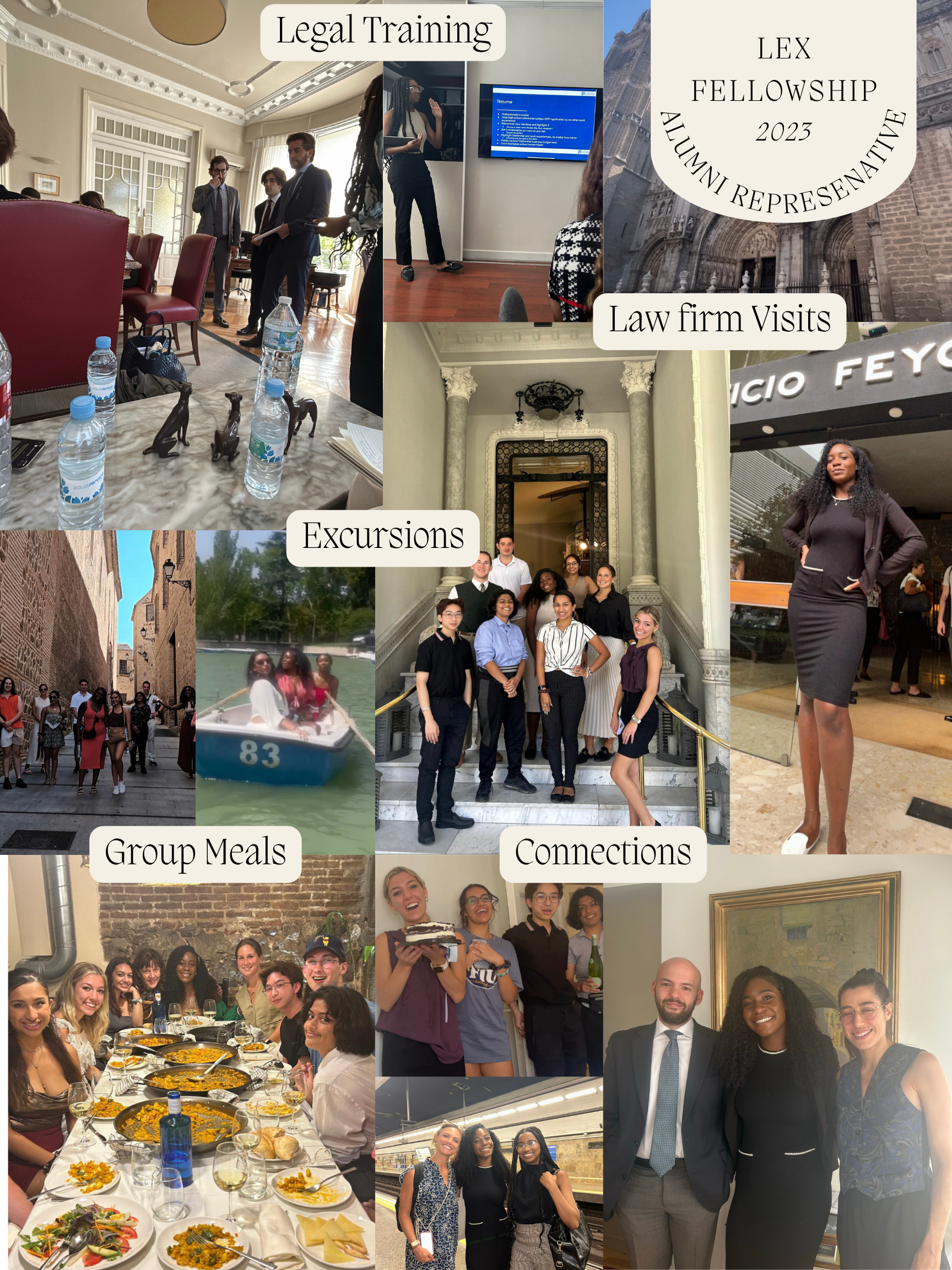 a photo collage of some of my amazing experiences