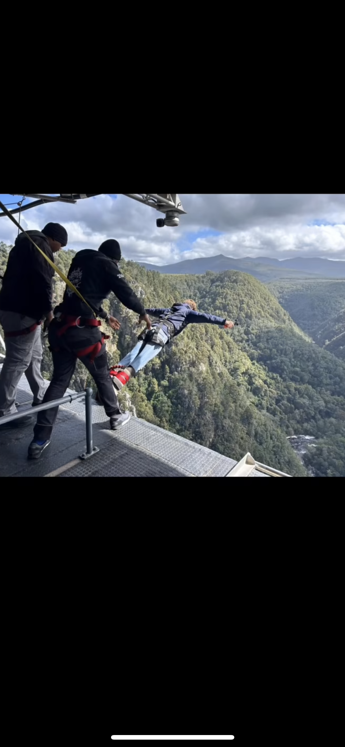 Bungjee jumping!